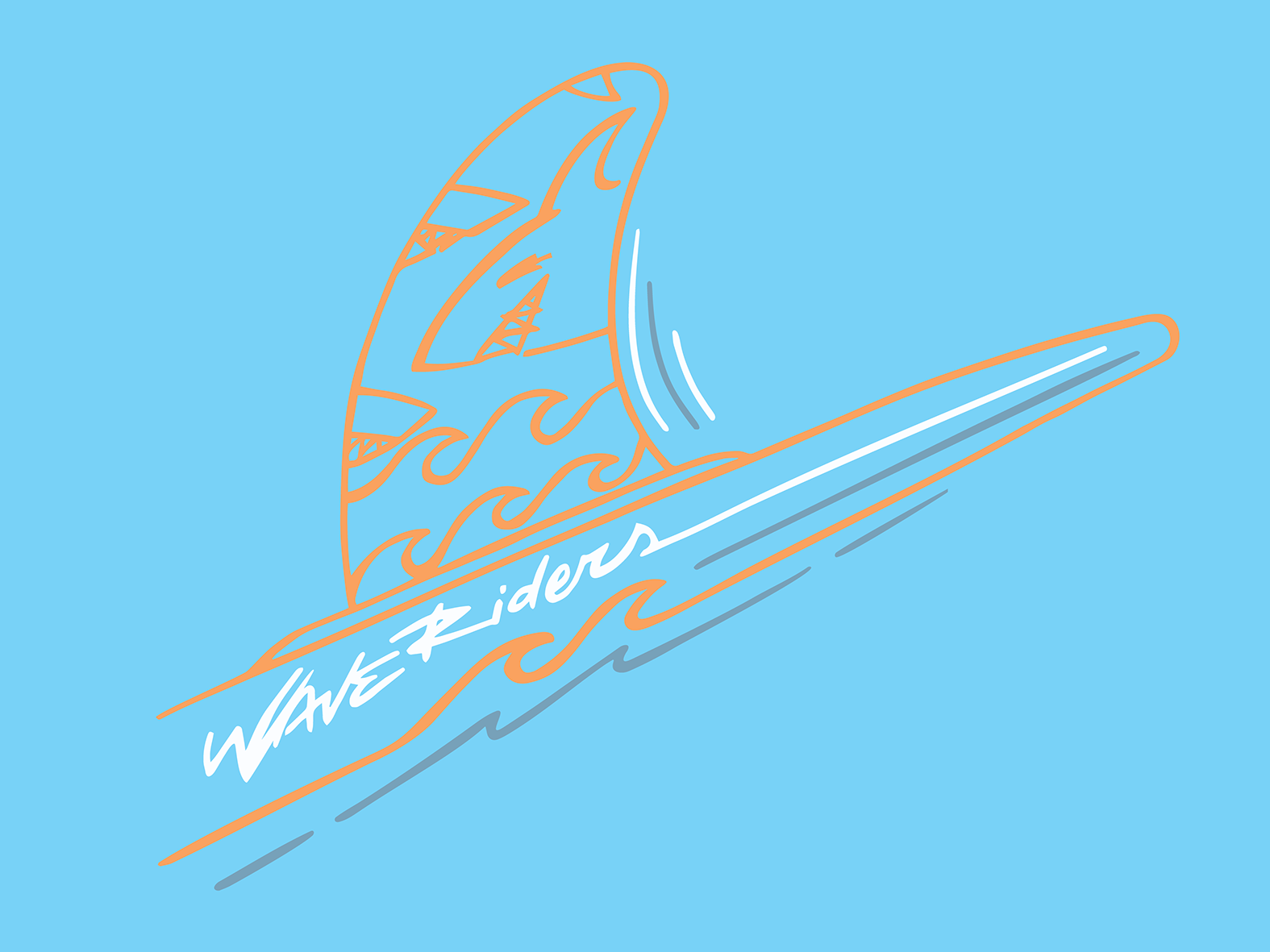 Minimalist Surf Graphic T-Shirts for Men