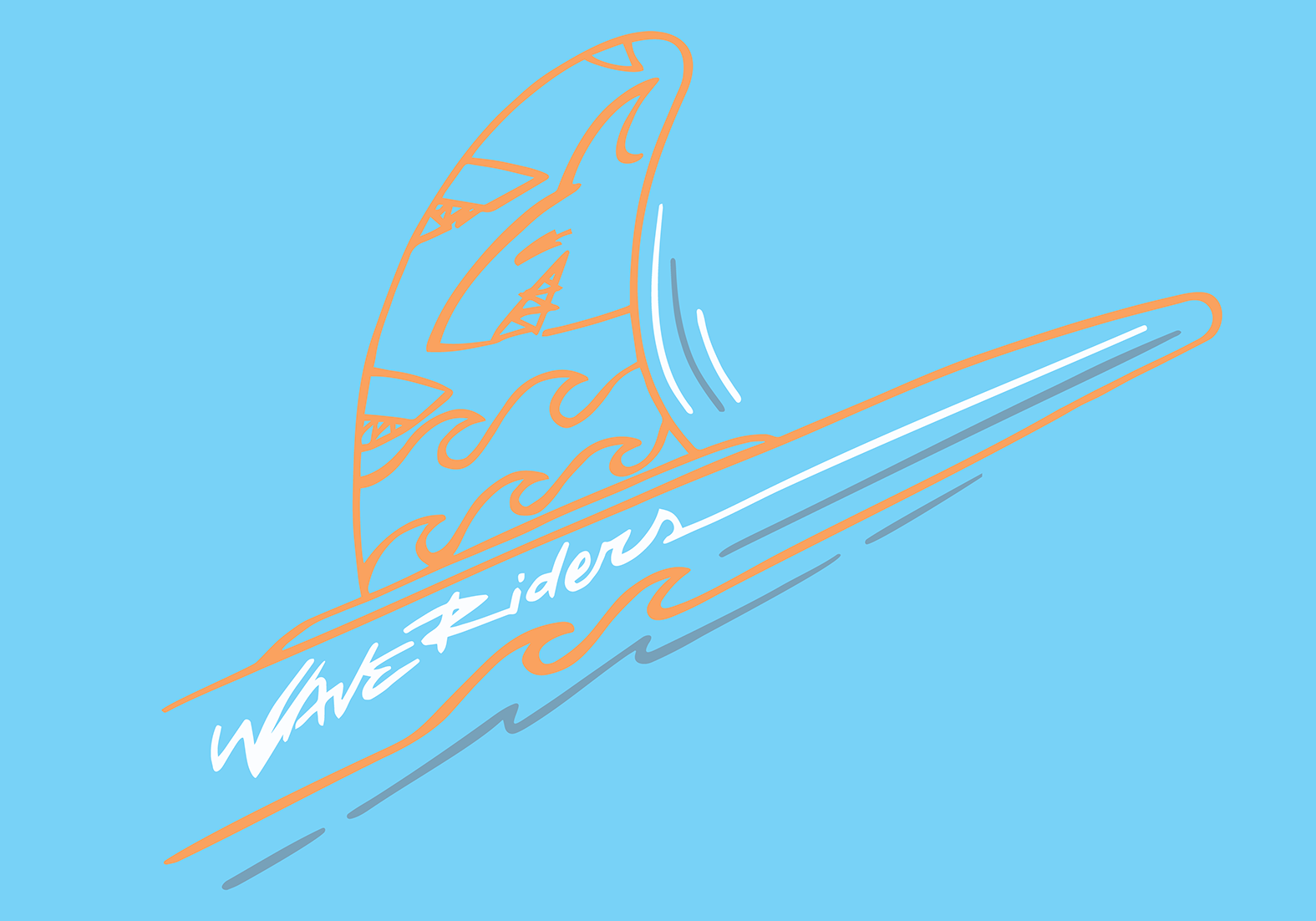 Minimalist Surf Graphic T-Shirts for Men