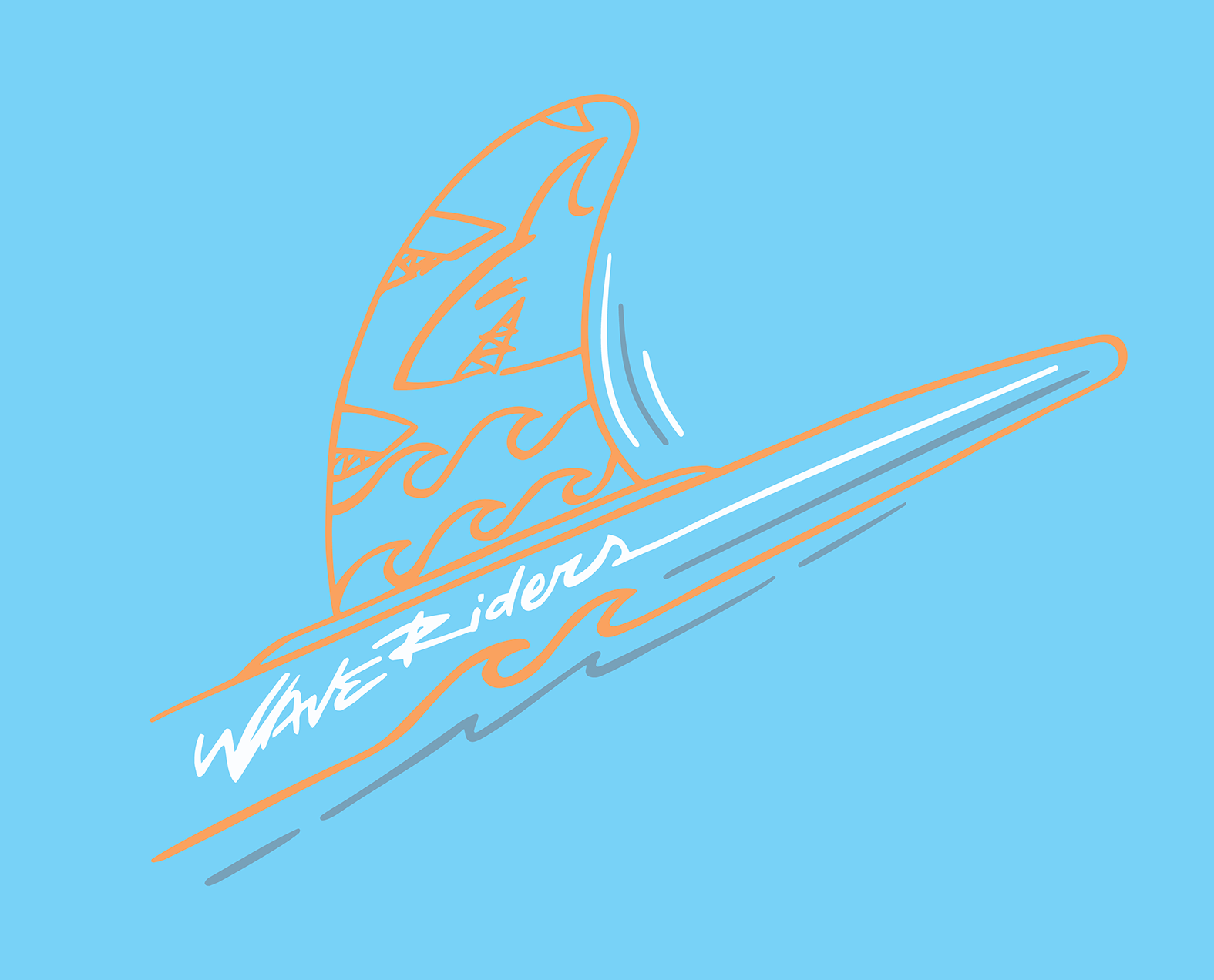 Minimalist Surf Graphic T-Shirts for Men
