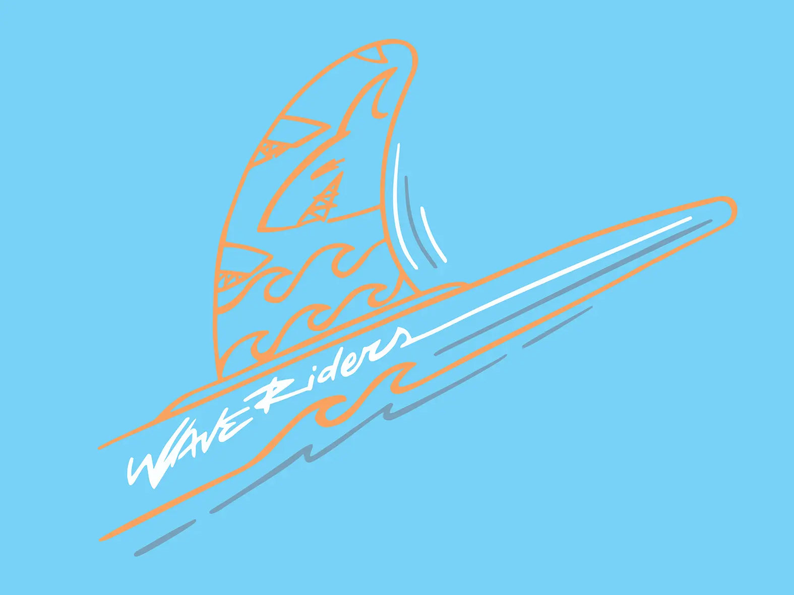Minimalist Surf Graphic T-Shirts for Men