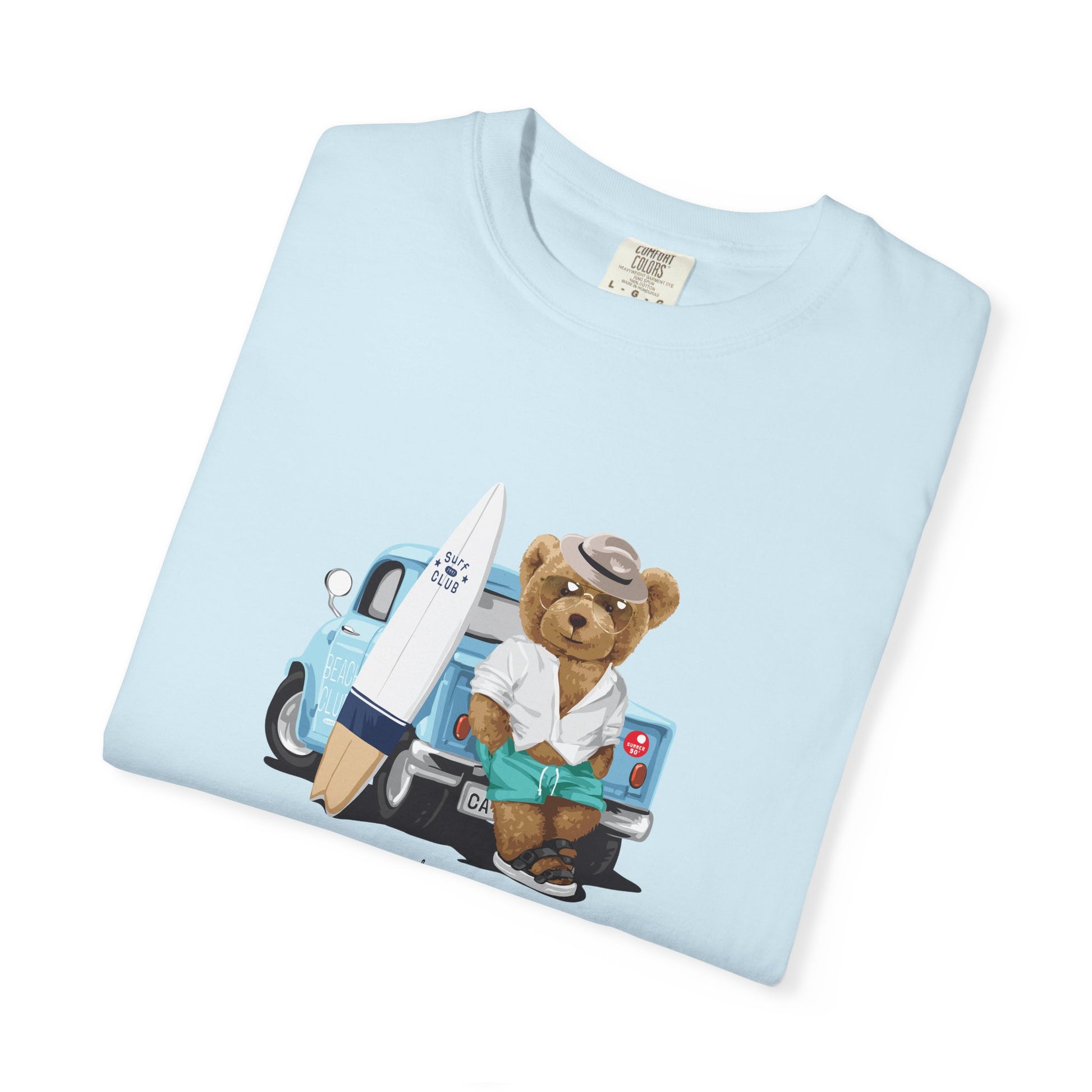 Bear Vacation Graphic T-Shirt — 'Holidays' Cute Teddy with Camper Lifestyle
