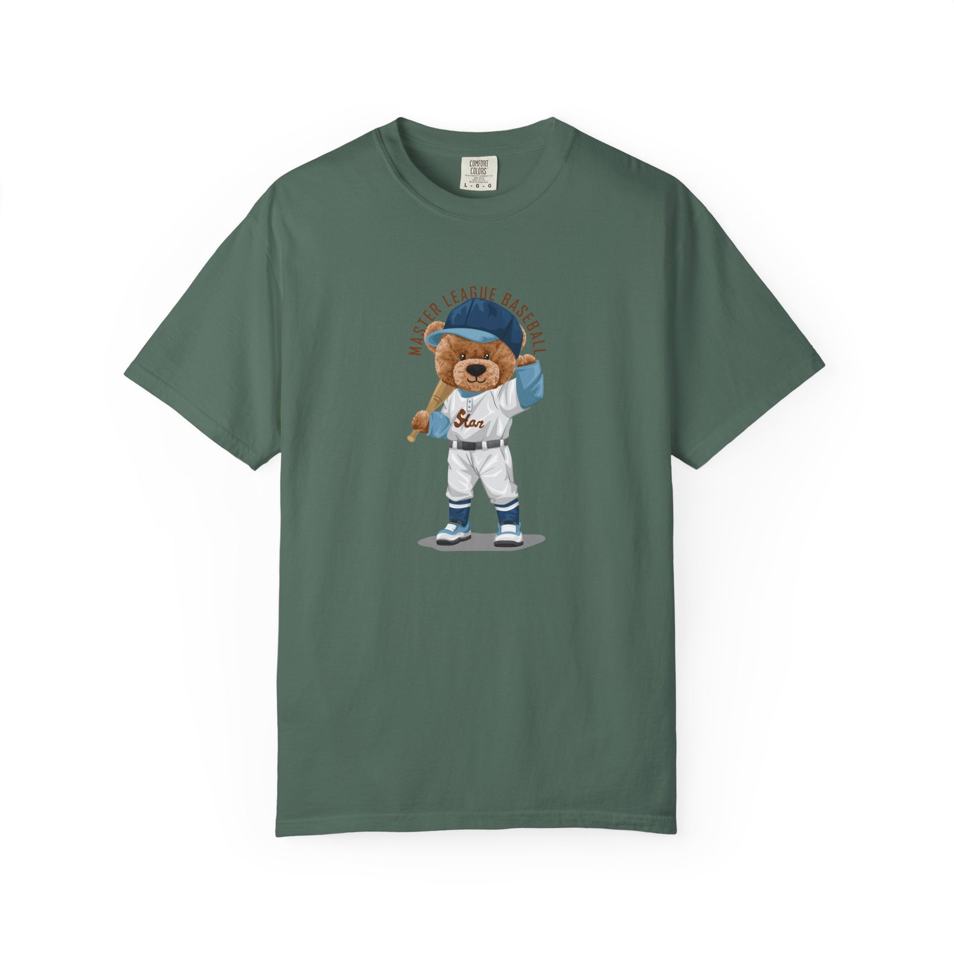 Baseball Bear T-Shirt — Cute Batter Teddy Graphic Tee (Team Spirit, Fan Gift) lifestyle