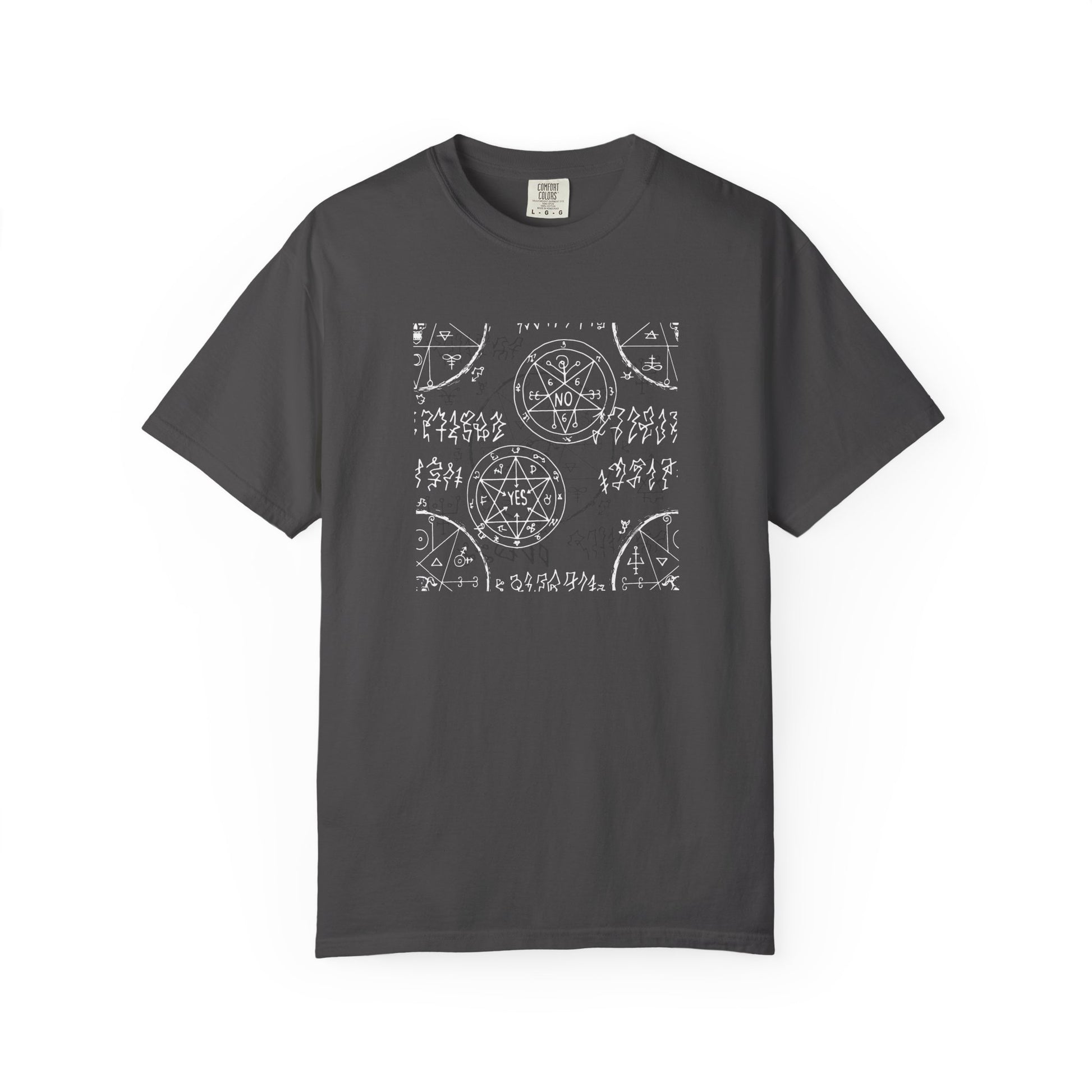 Gray t-shirt with 'Twenty Three Moto Club' text on a white background