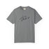 Gray t-shirt with a thanks graphic 