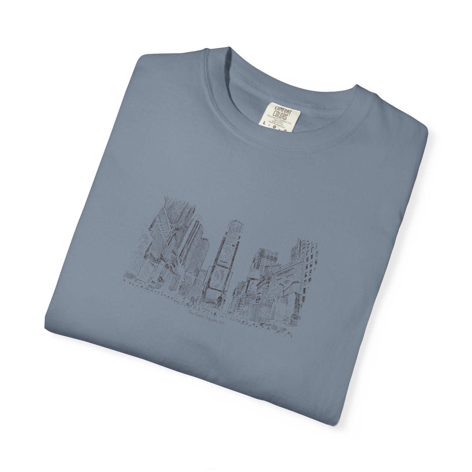 City Sketch T-Shirt – Minimal New York Skyline Drawing Tee