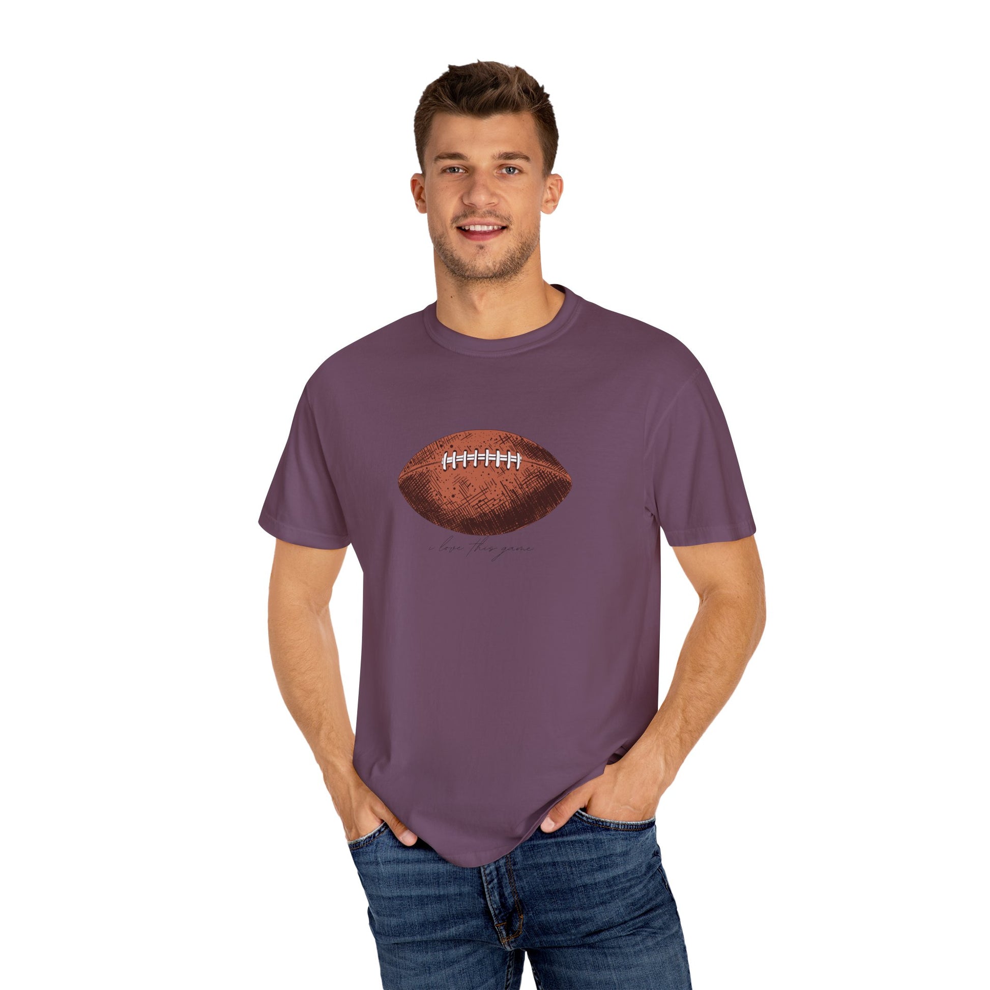 Vintage Football Graphic T-Shirt — Classic Gridiron Tee sport