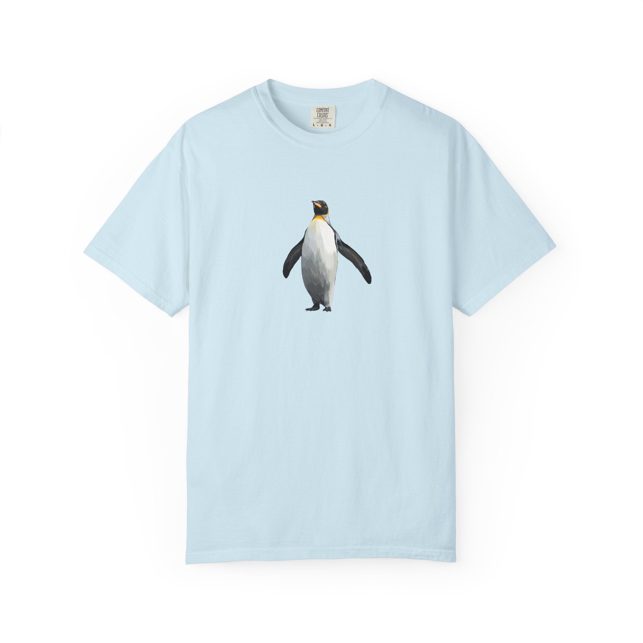 Penguin Graphic T-Shirt – Minimal King Penguin Illustration world