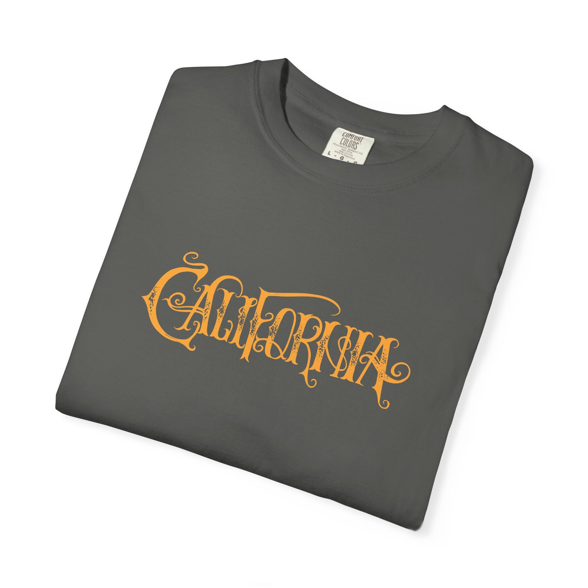 Black t-shirt with orange and gray 'OSU' logo on a white background