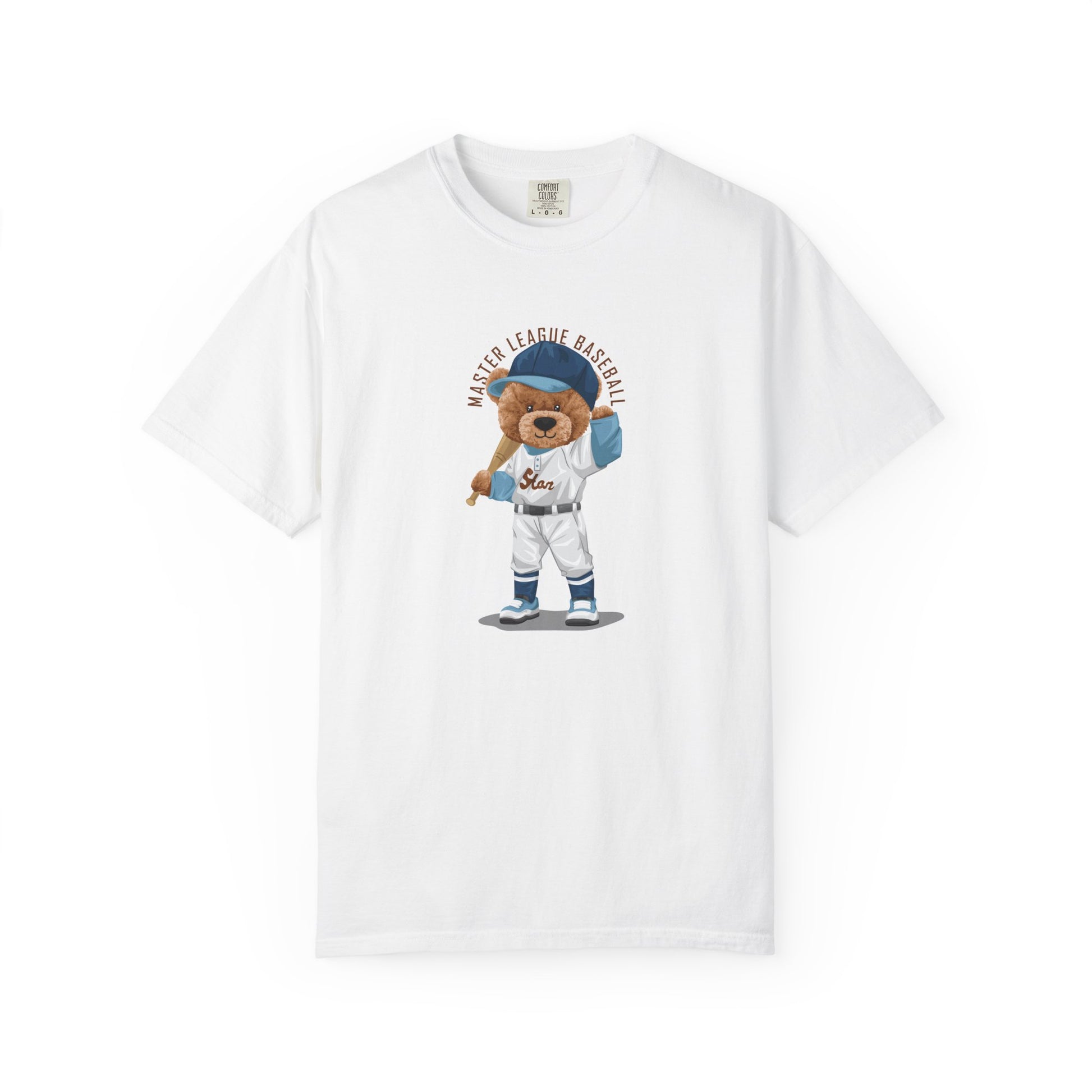 Baseball Bear T-Shirt — Cute Batter Teddy Graphic Tee (Team Spirit, Fan Gift) lifestyle
