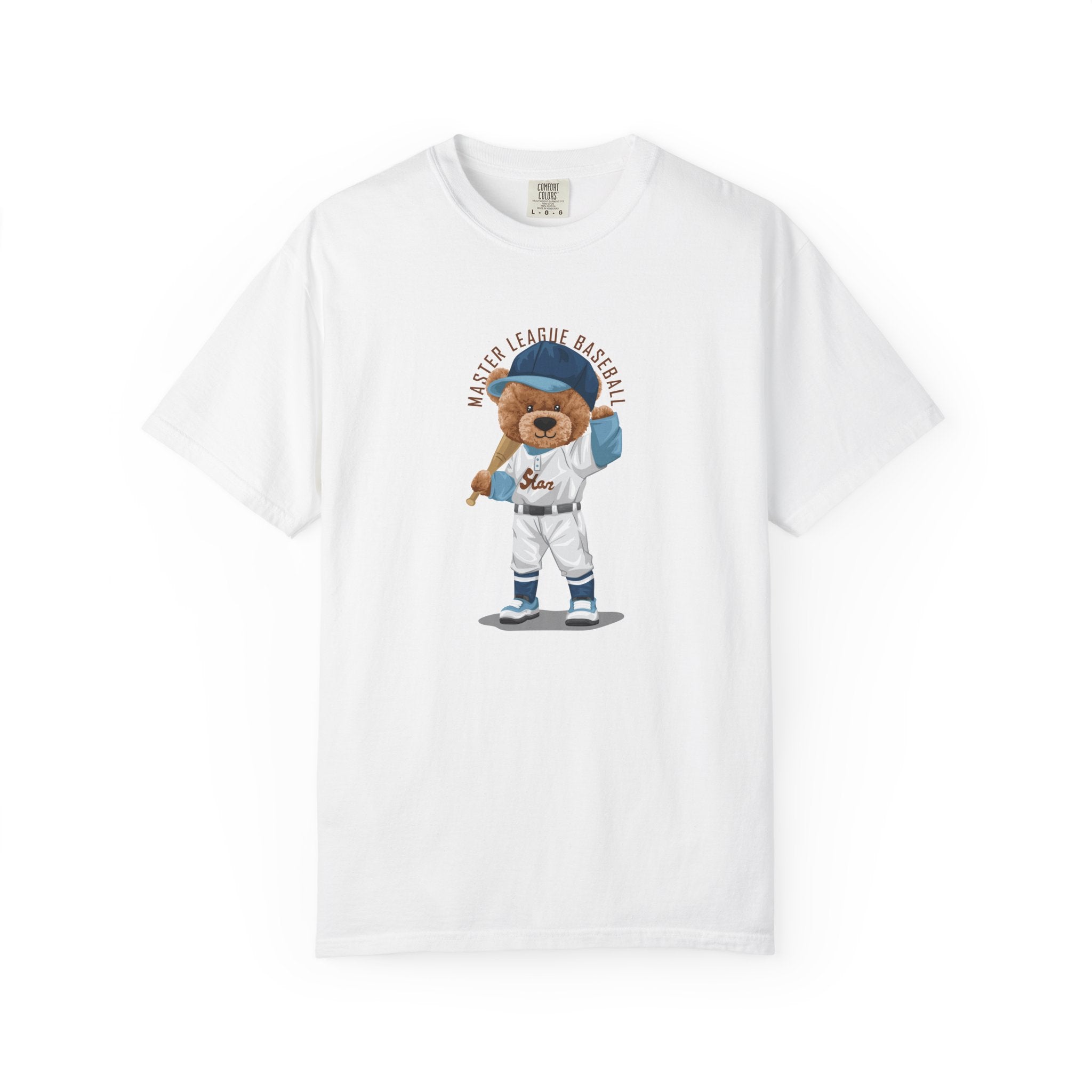Baseball Bear T-Shirt — Cute Batter Teddy Graphic Tee (Team Spirit, Fan Gift) lifestyle