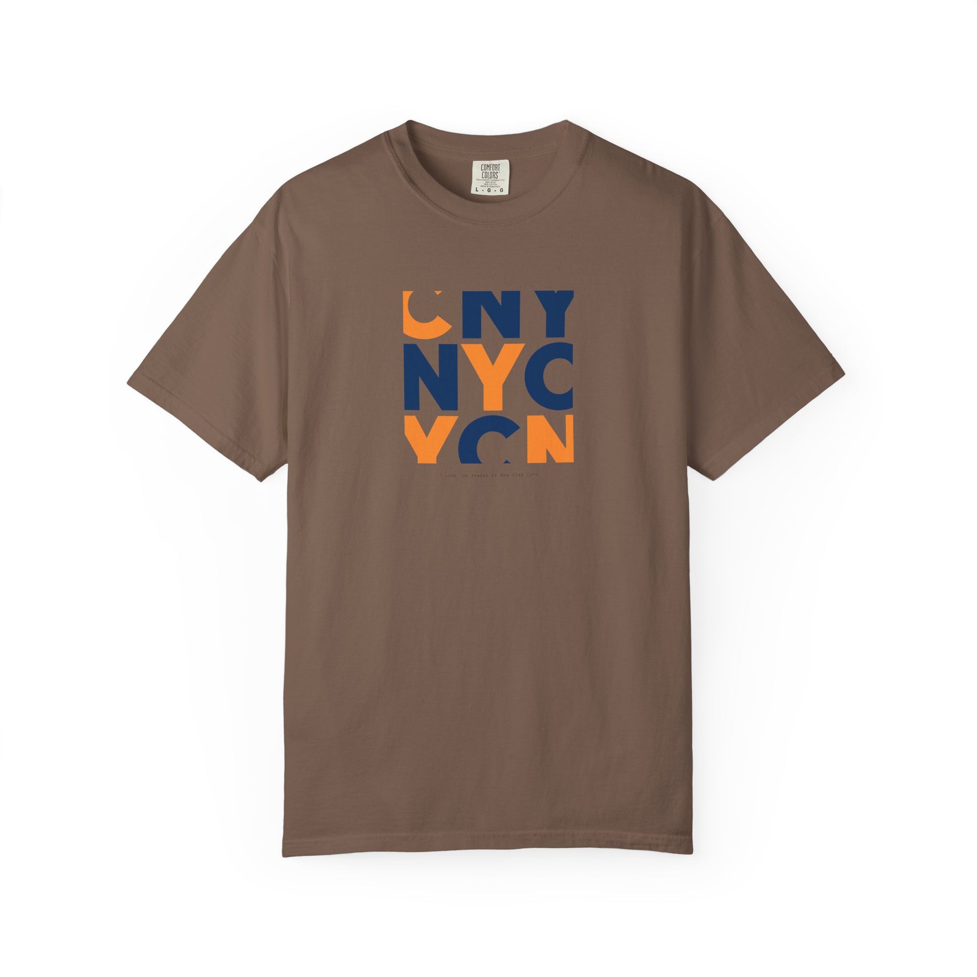 NYC Block Logo T-Shirt — Modern New York City Graphic Tee
