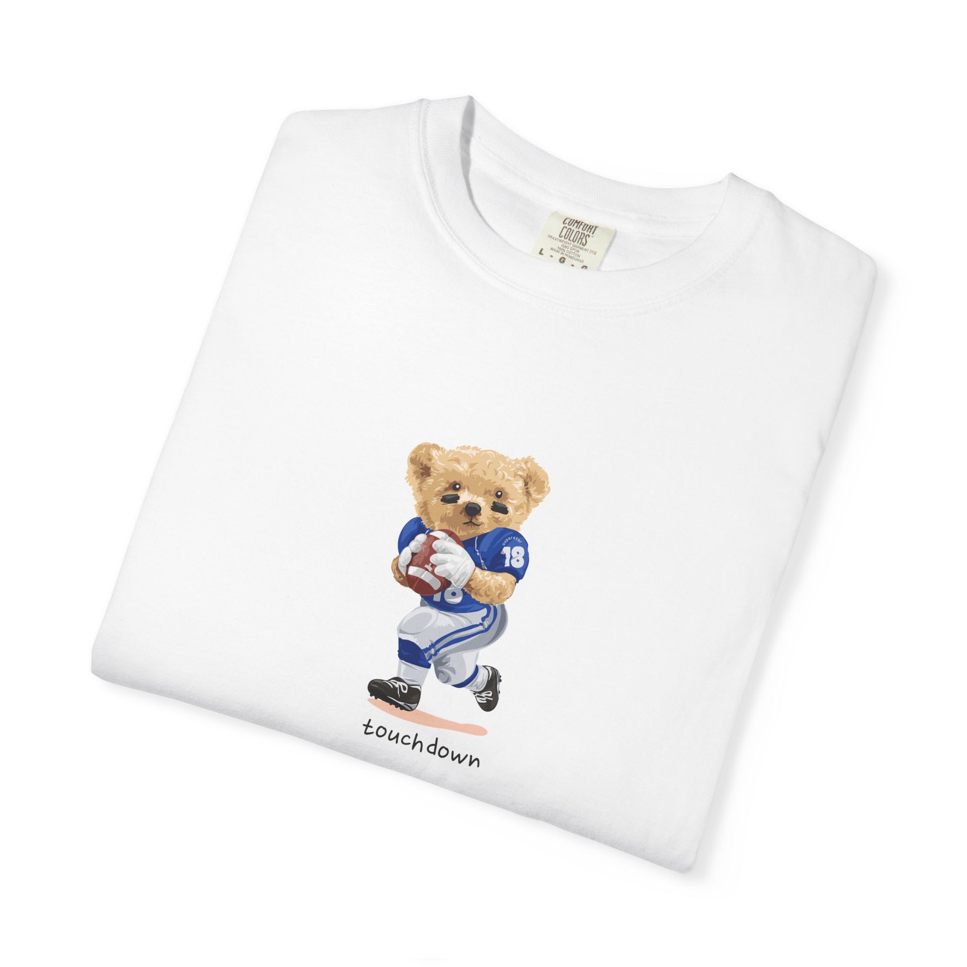 T-Shirt — Vintage Football Bear Graphic Tee