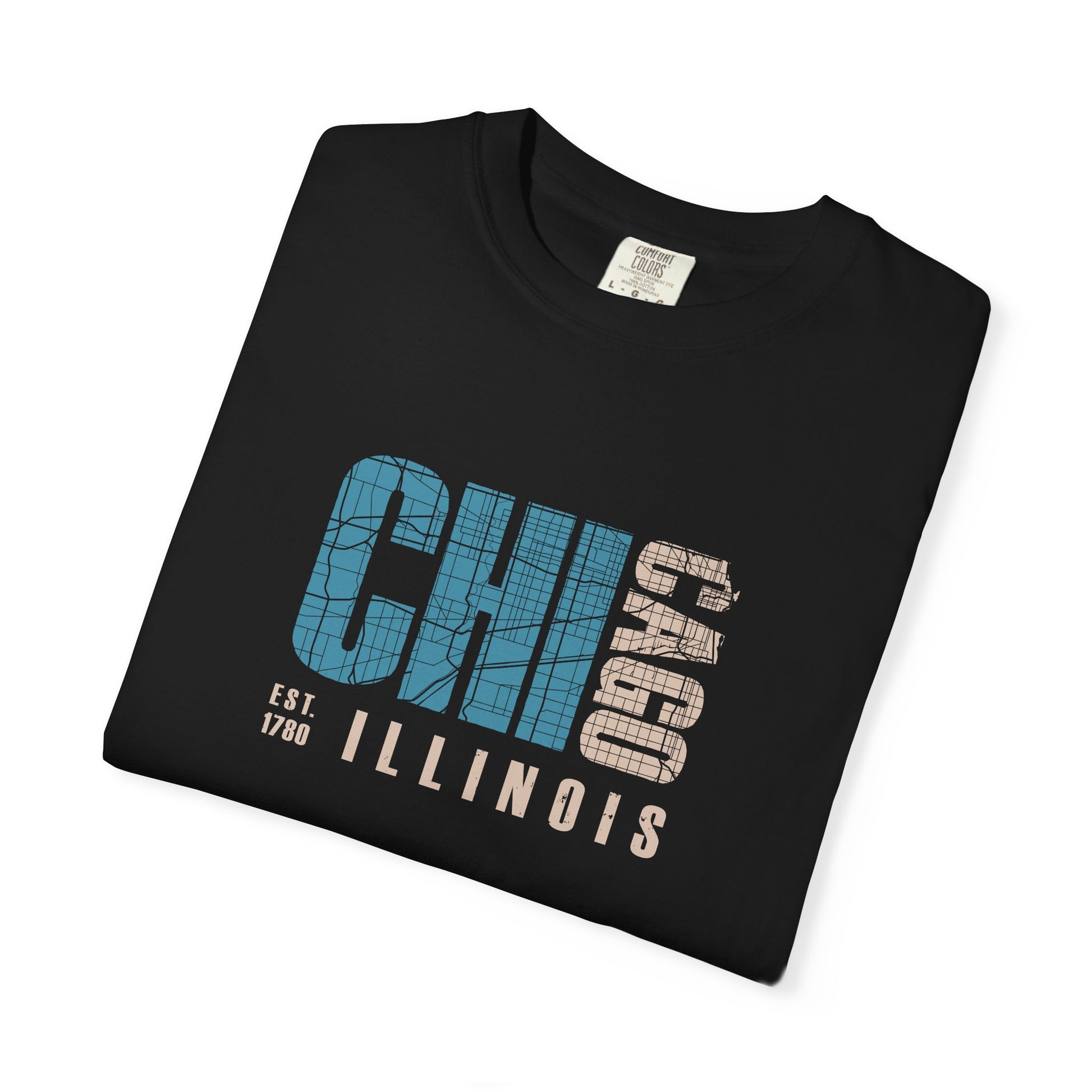Chicago Illinois CHI Vintage-Block T-Shirt
