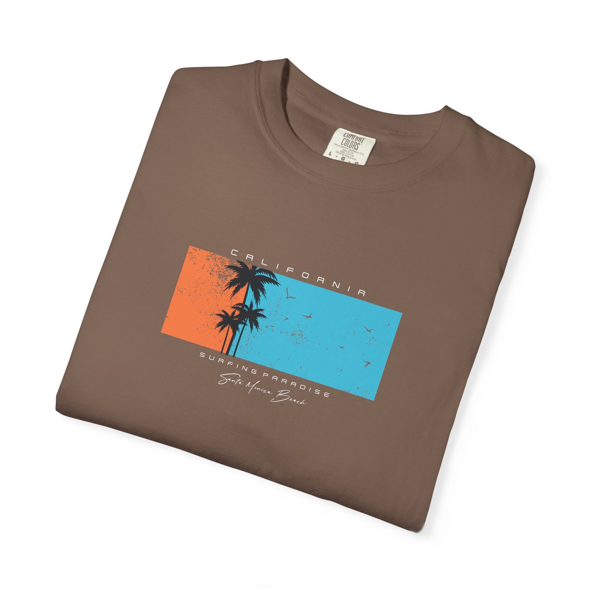 Sunset Palms T-Shirt — Vintage Coastal Graphic "Endless Summer"