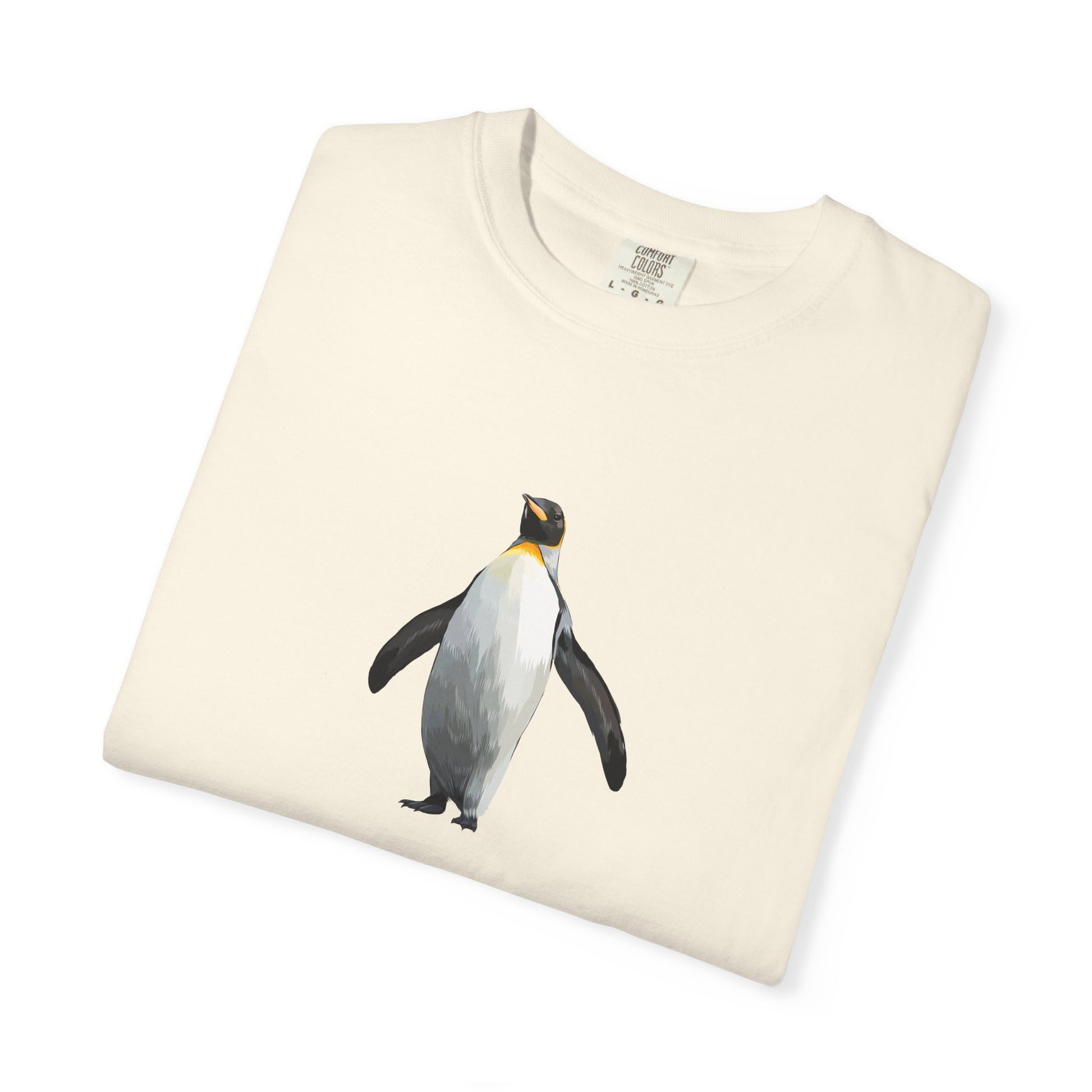 Penguin Graphic T-Shirt – Minimal King Penguin Illustration world