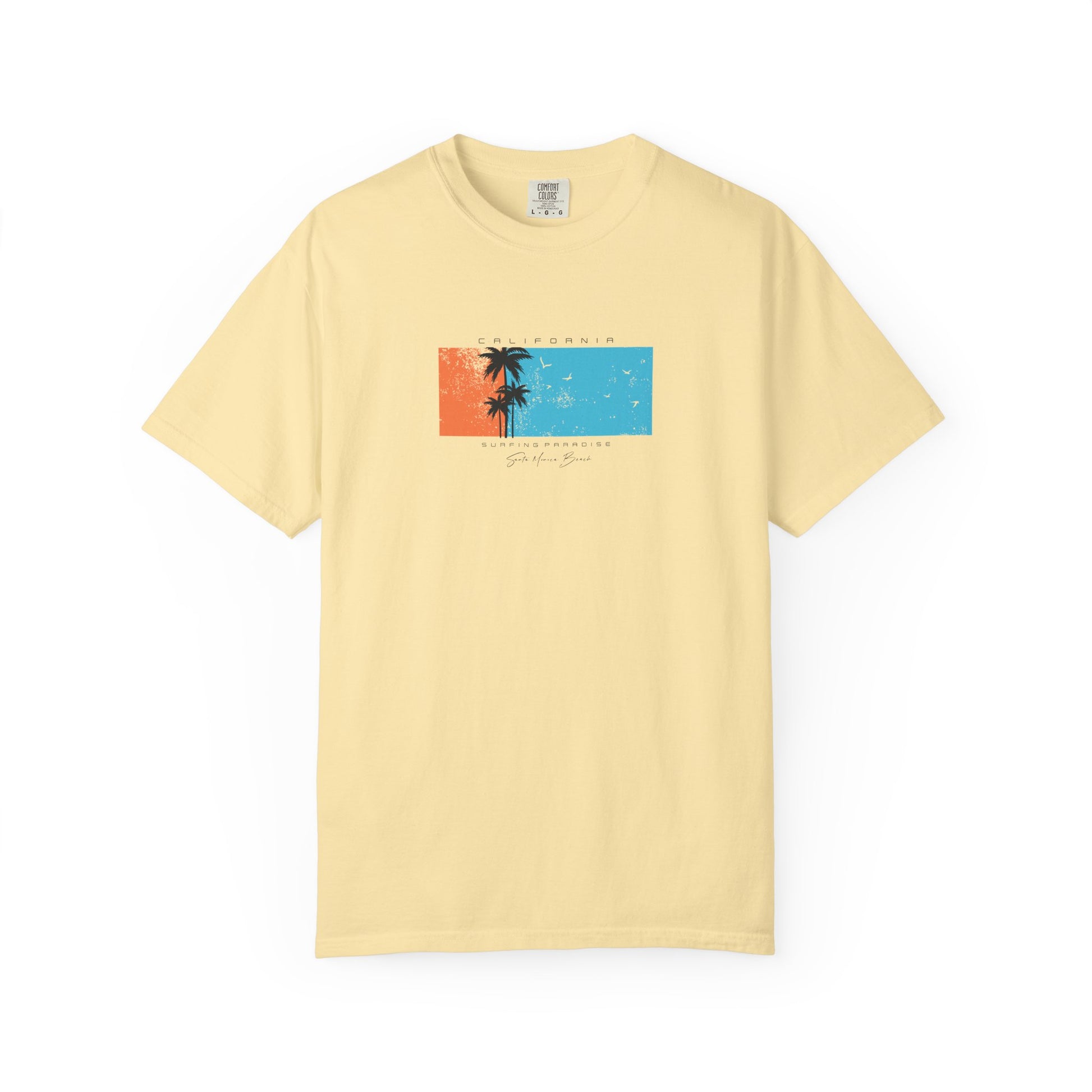 Vintage Palm Sunset T-Shirt — 'Stay Salty' Beach Graphic Tee