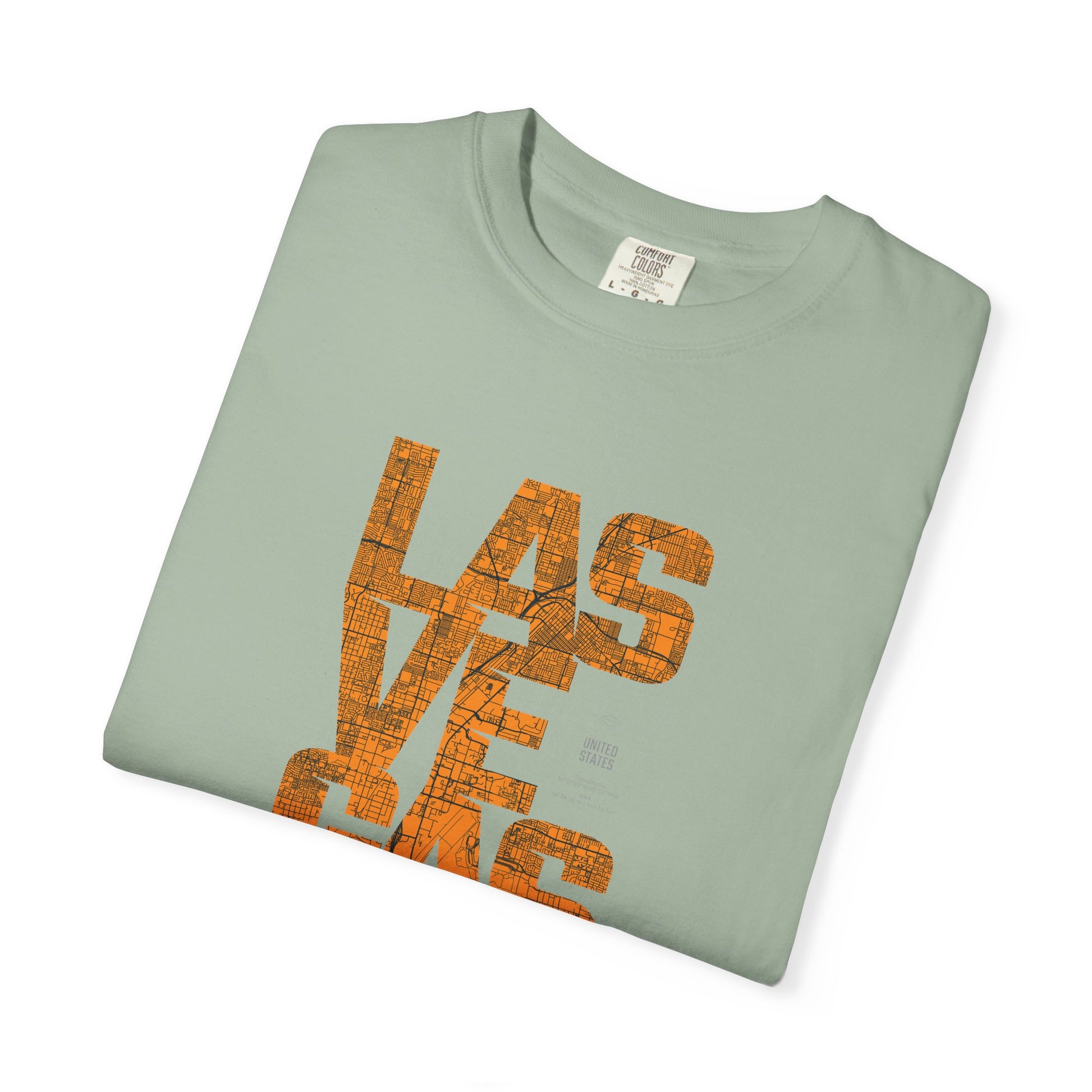 Las Vegas Vintage Text T-Shirt — Retro Desert Casino Tee
