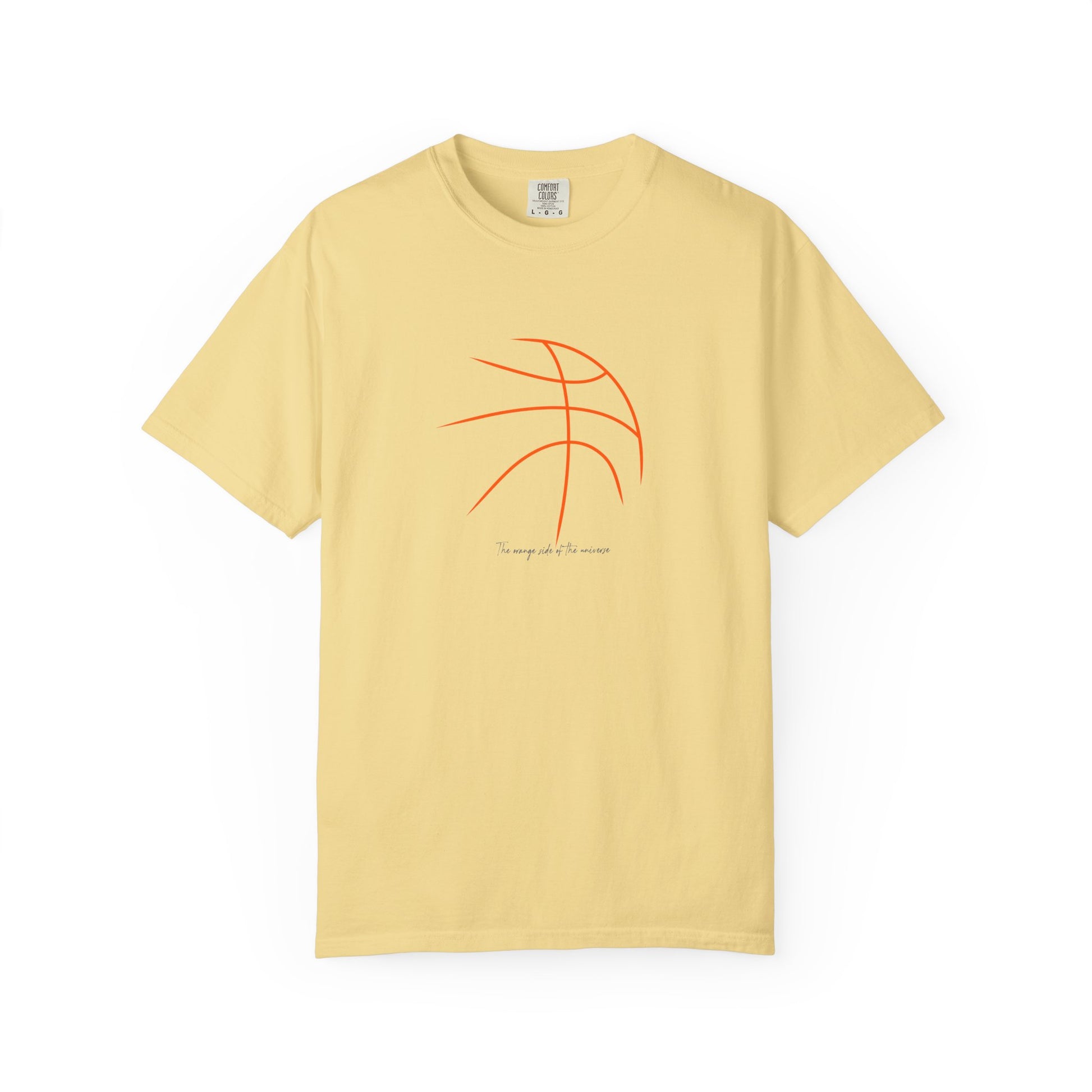 Basketball Outline T-Shirt — Minimal Line Art "Love of the Game" Sport