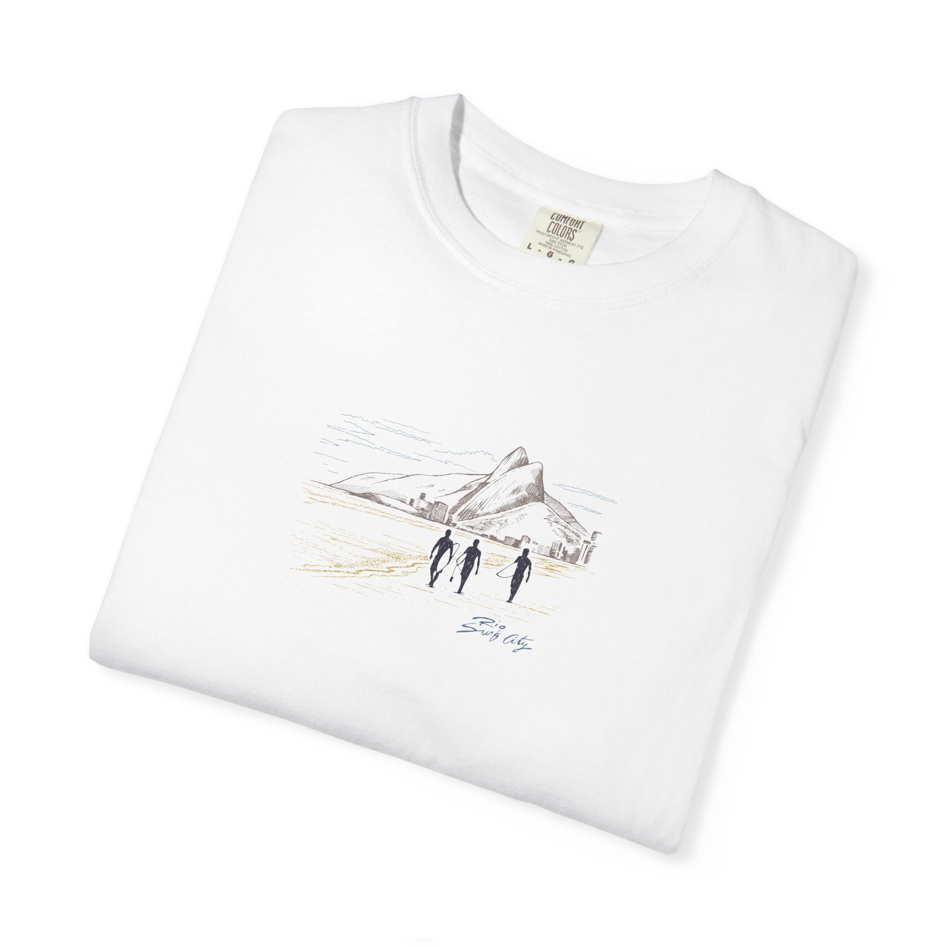 Mountain Walk T-Shirt — Minimal Hiking Tee with 'Take the Path' Illustration