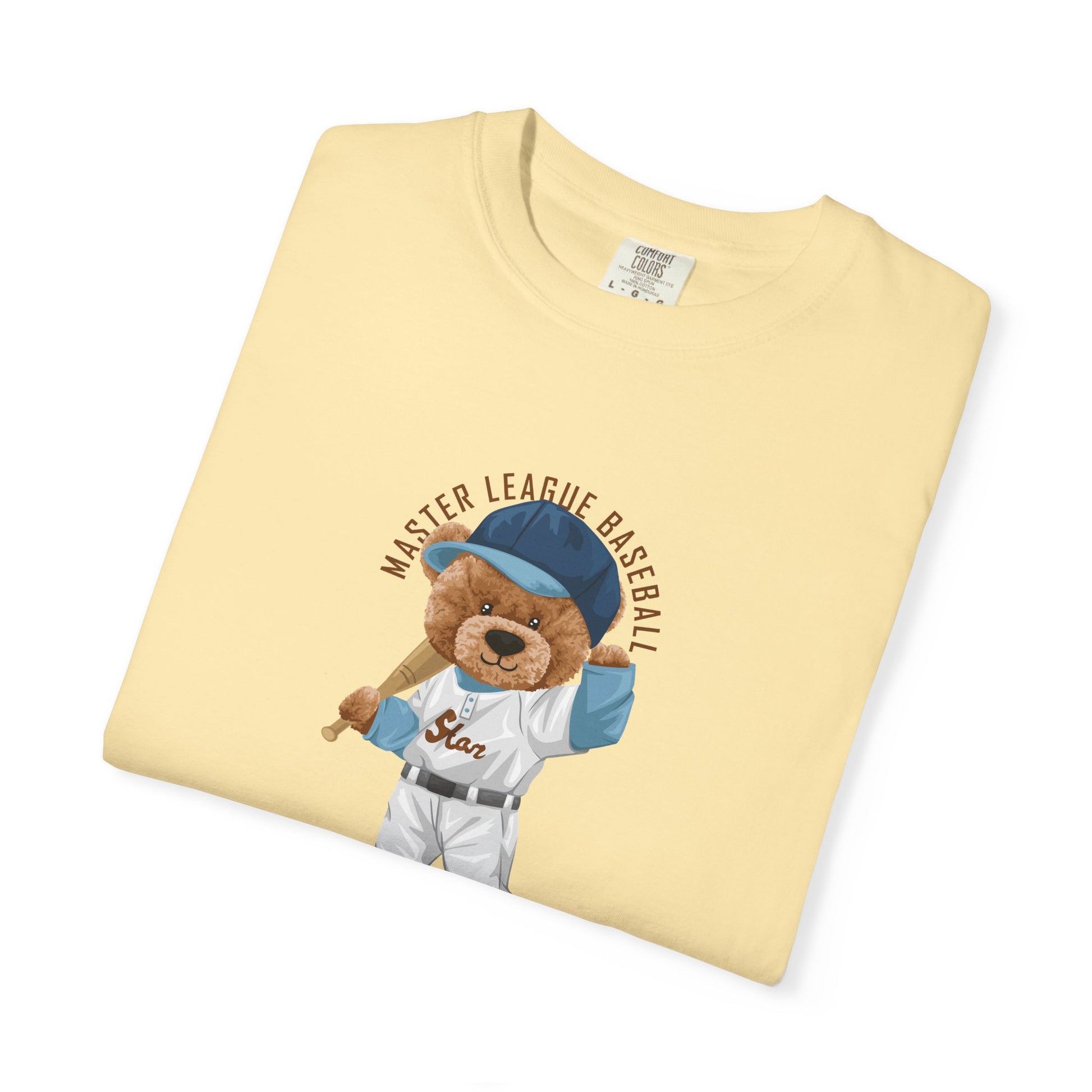 Baseball Bear T-Shirt — Cute Batter Teddy Graphic Tee (Team Spirit, Fan Gift) lifestyle