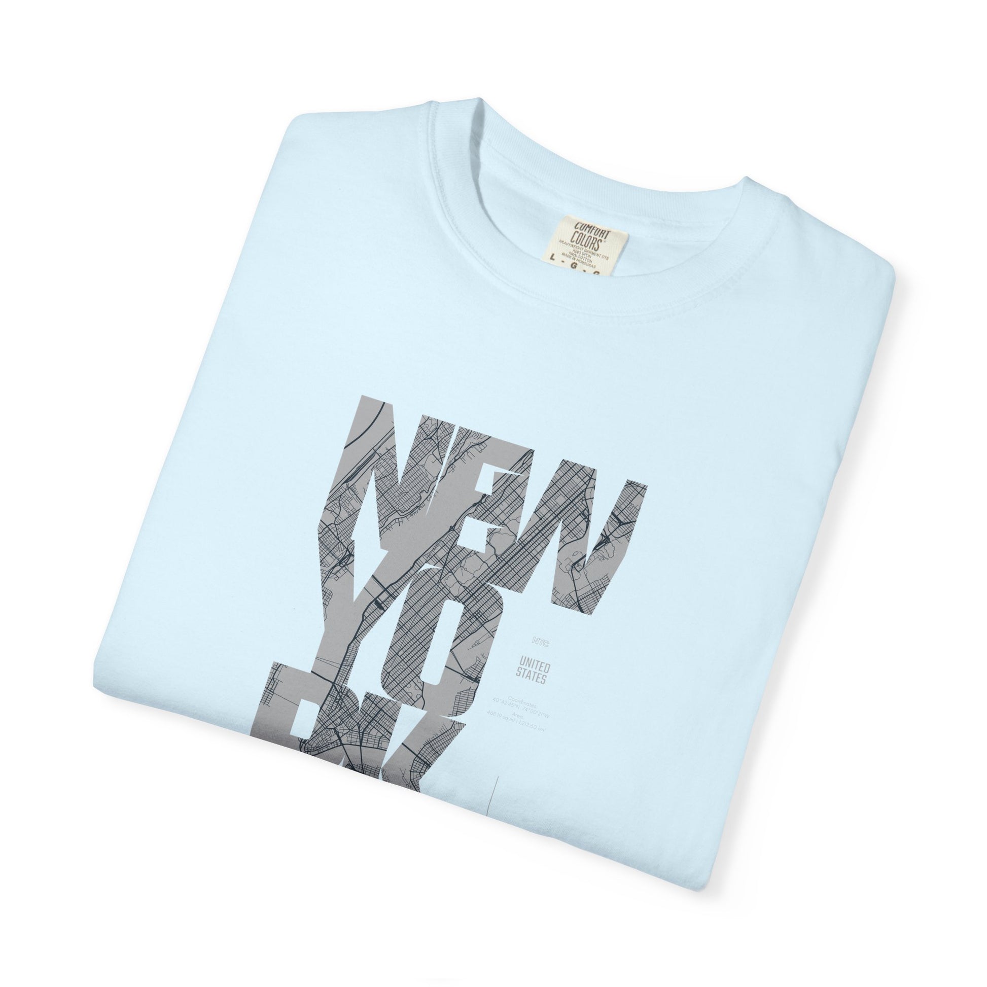 New York Marble Text T-Shirt — Graphic City Tee