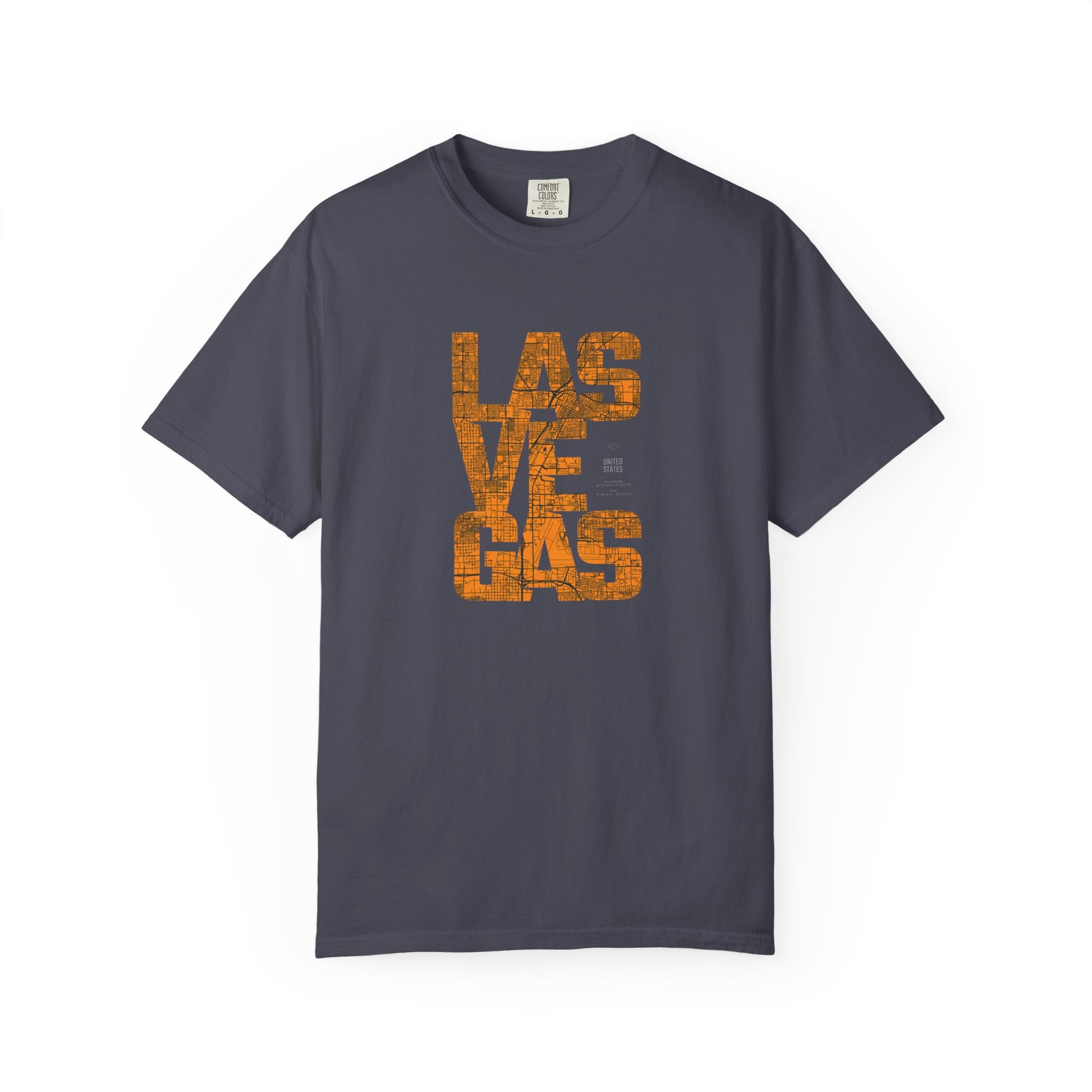 Las Vegas Vintage Text T-Shirt — Retro Desert Casino Tee