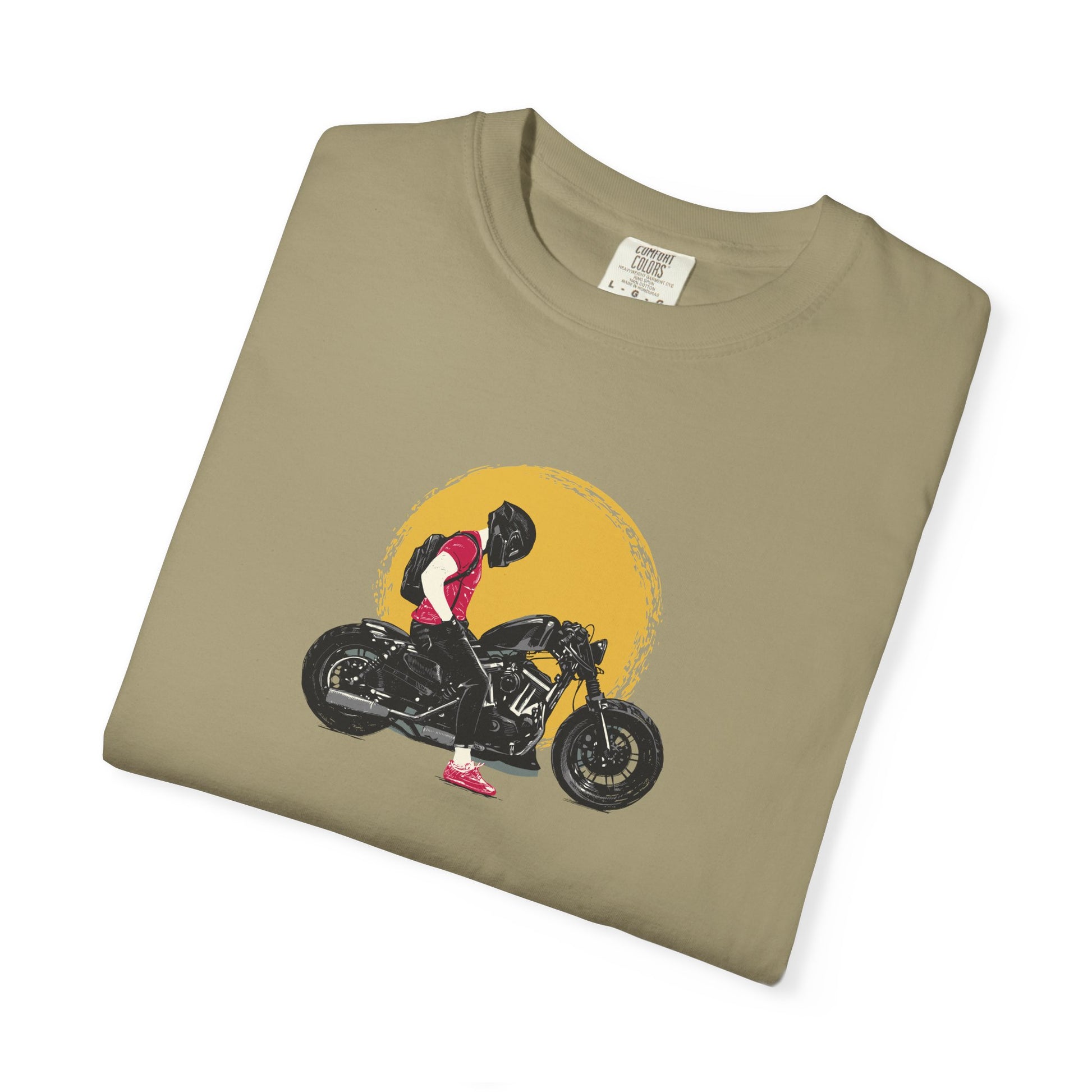Motorcycle Sunset T-Shirt — Vintage Biker Graphic