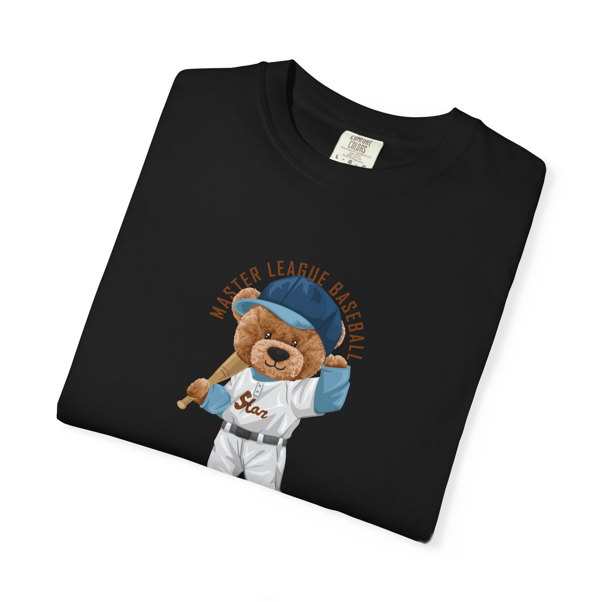 Baseball Bear T-Shirt — Cute Batter Teddy Graphic Tee (Team Spirit, Fan Gift) lifestyle