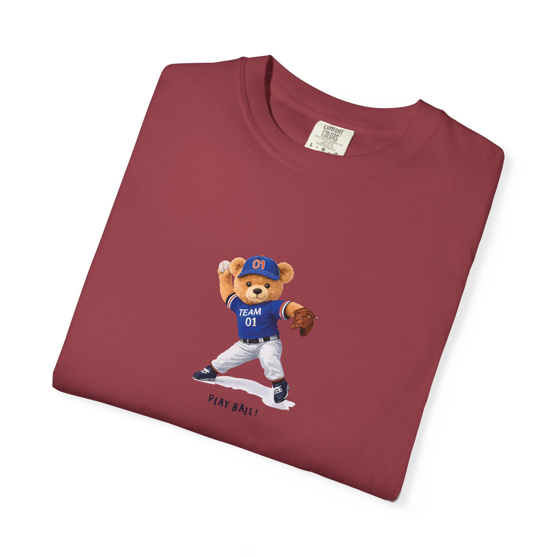 Baseball Mascot Pitcher T-Shirt — Cute Team Spirit Graphic Tee