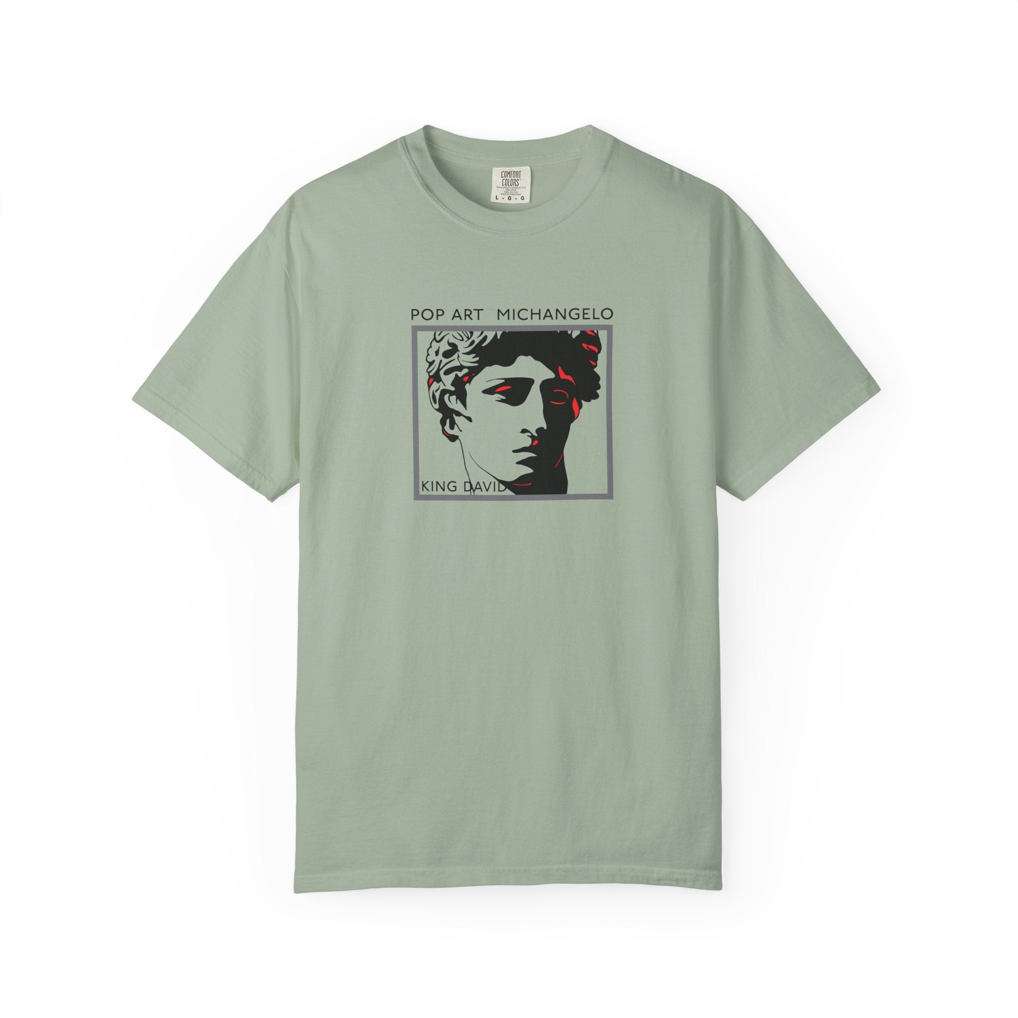 Pop Art Michelangelo T-Shirt — Retro Statue Graphic Tee