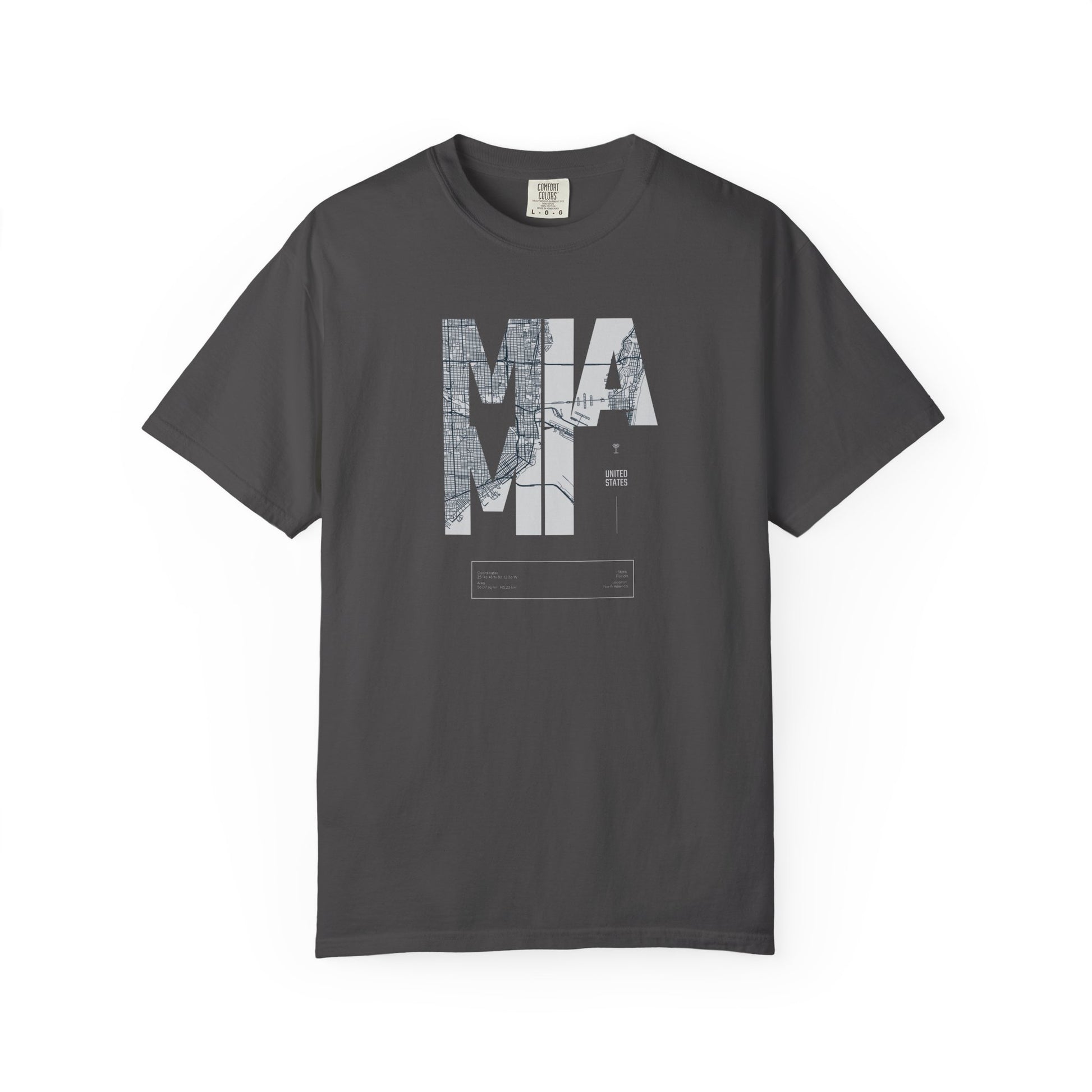 MIA Surf Photo Graphic T-Shirt — Distressed Beach Vibes Tee
