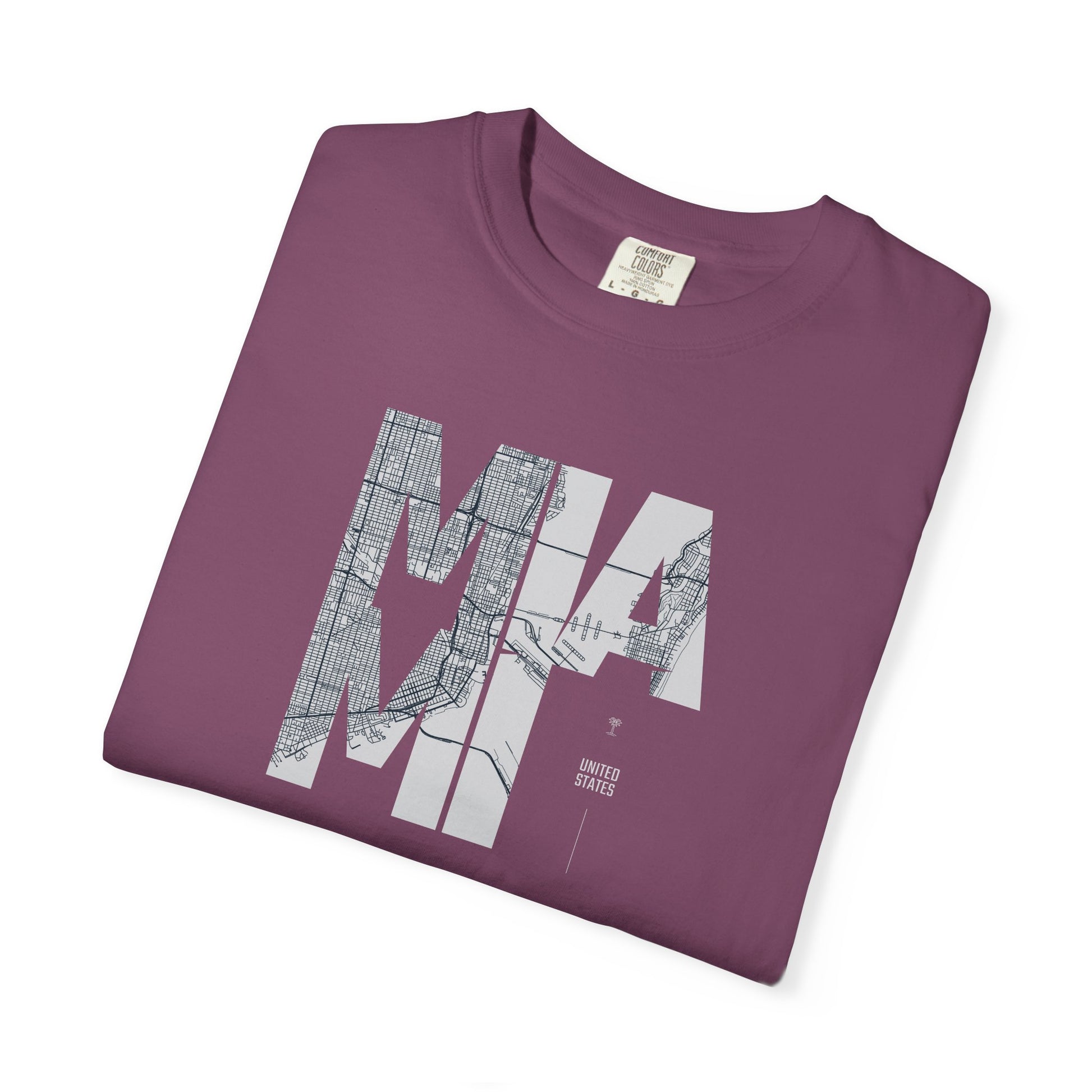 MIA Surf Photo Graphic T-Shirt — Distressed Beach Vibes Tee