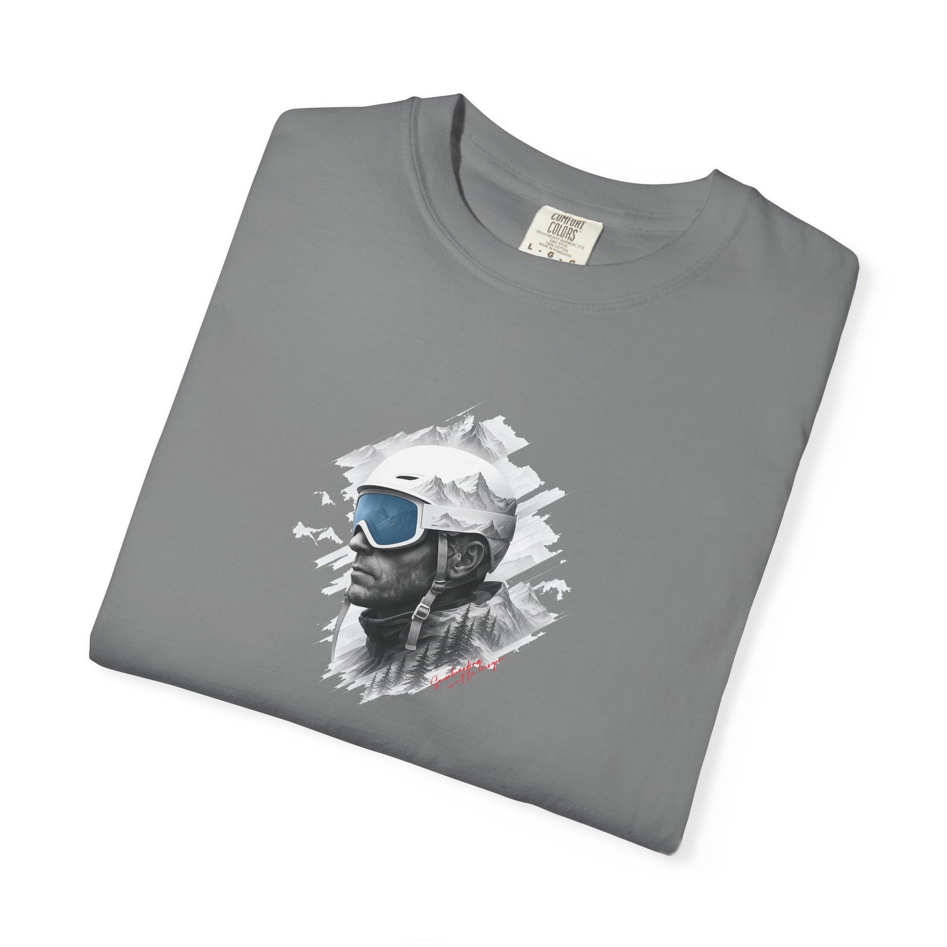 Snowboarder Portrait T-Shirt — Ski & Winter Sports Graphic Tee