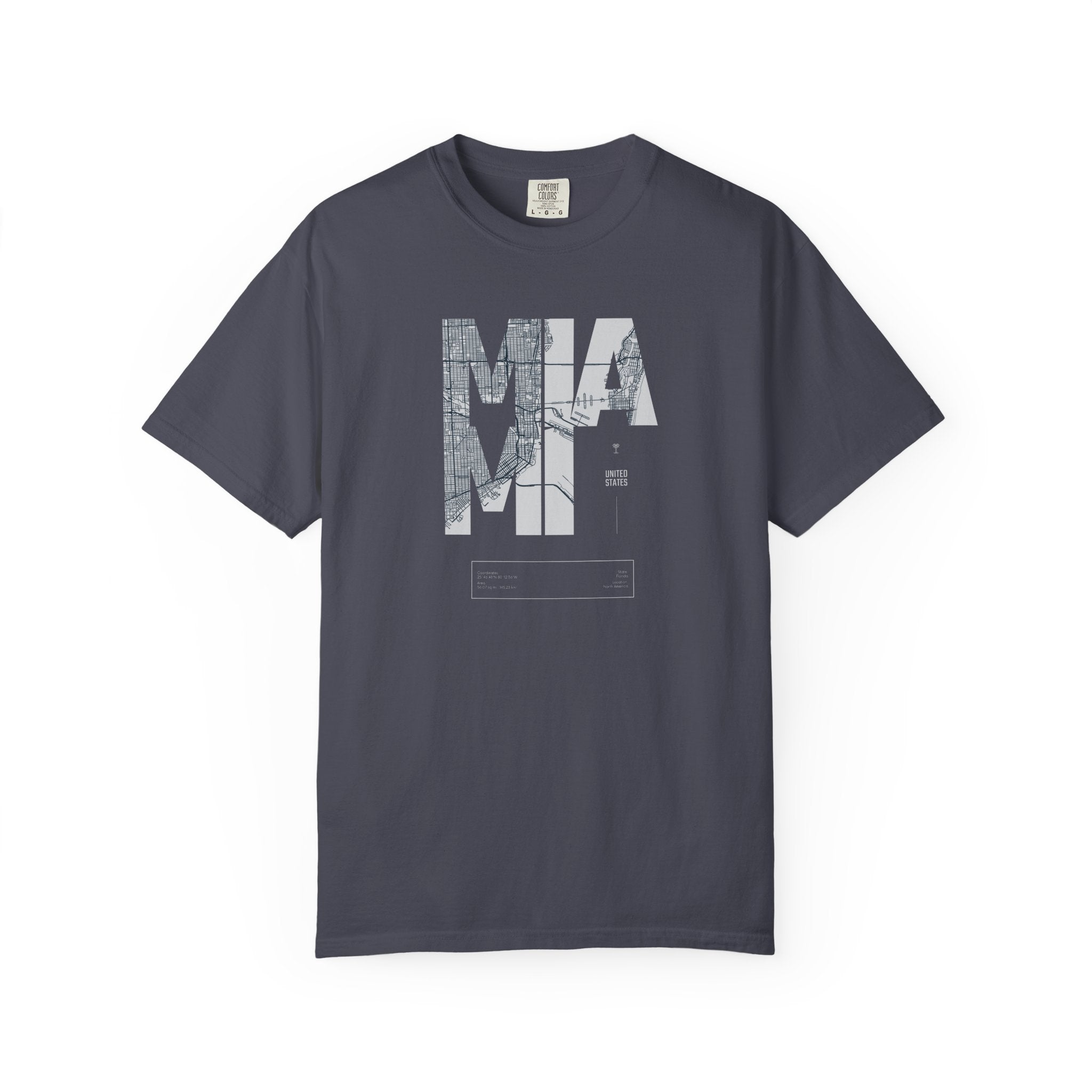 MIA Surf Photo Graphic T-Shirt — Distressed Beach Vibes Tee
