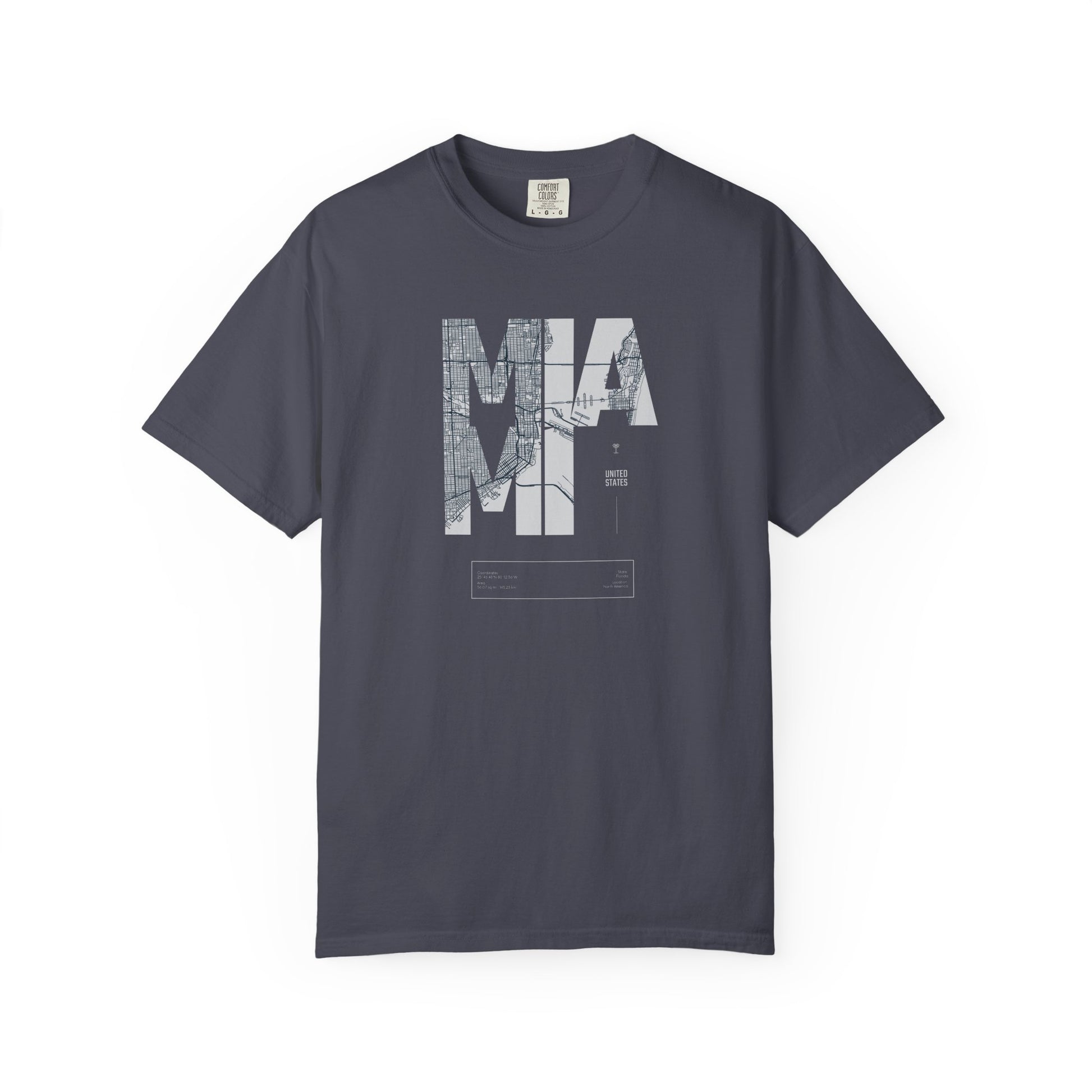 MIA Surf Photo Graphic T-Shirt — Distressed Beach Vibes Tee