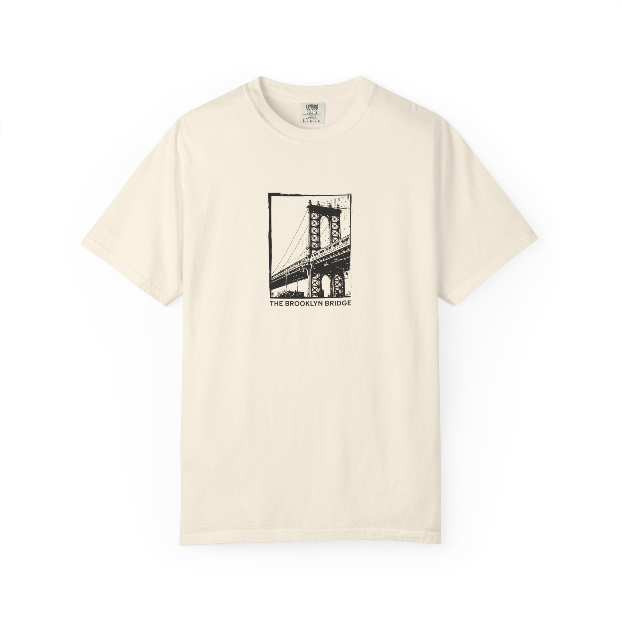 Brooklyn Bridge Sketch T-Shirt — Vintage Cityscape Tee