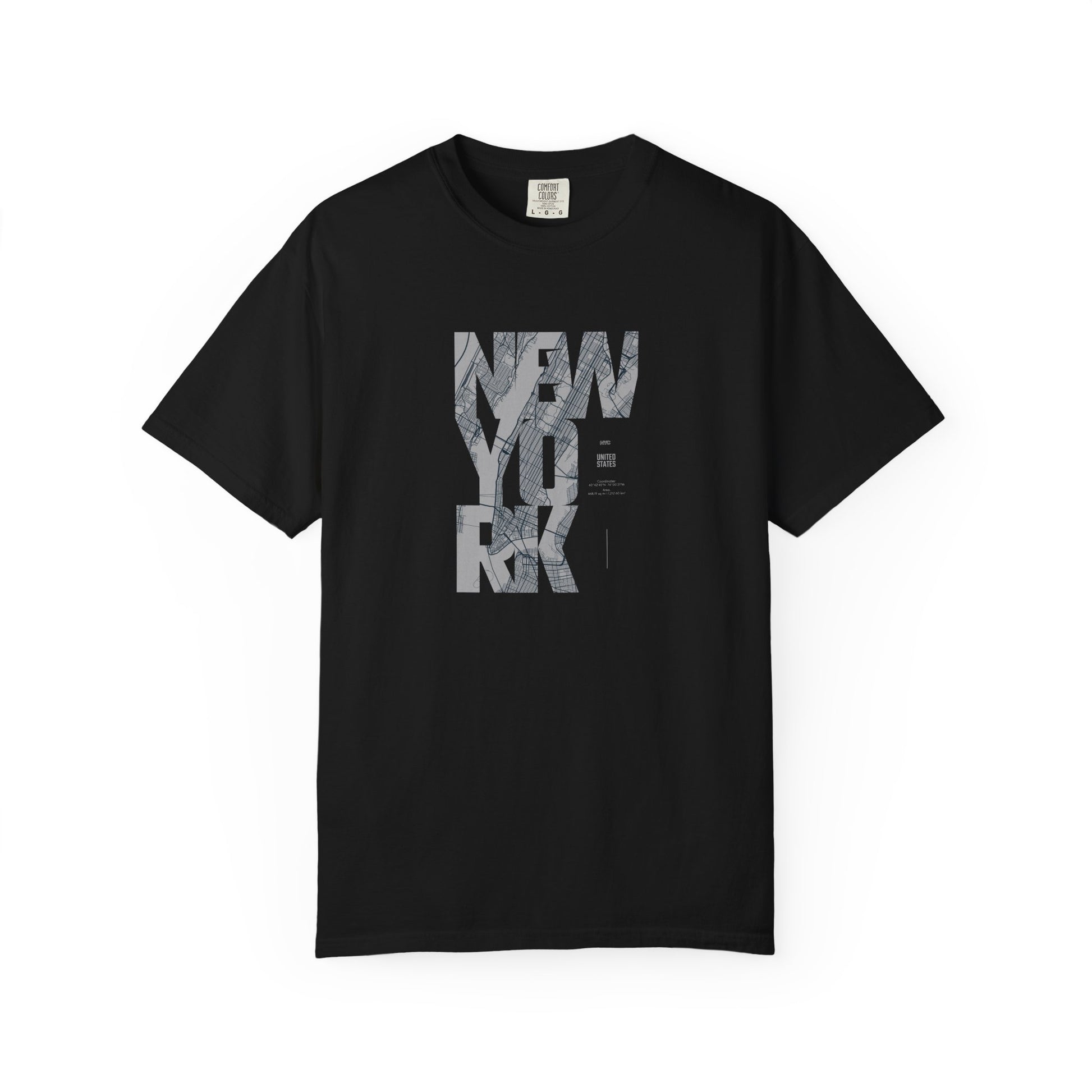 New York Marble Text T-Shirt — Graphic City Tee