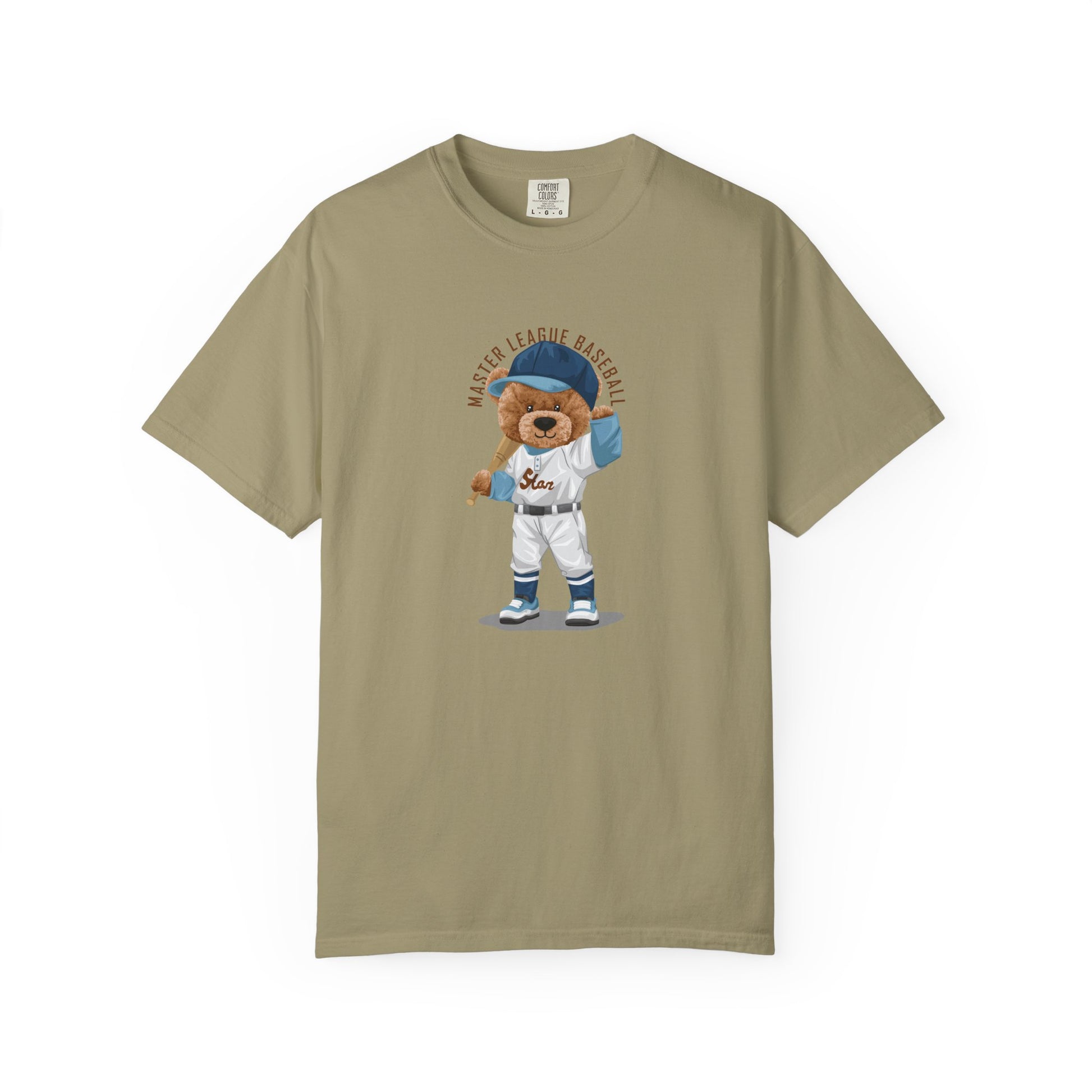 Baseball Bear T-Shirt — Cute Batter Teddy Graphic Tee (Team Spirit, Fan Gift) lifestyle