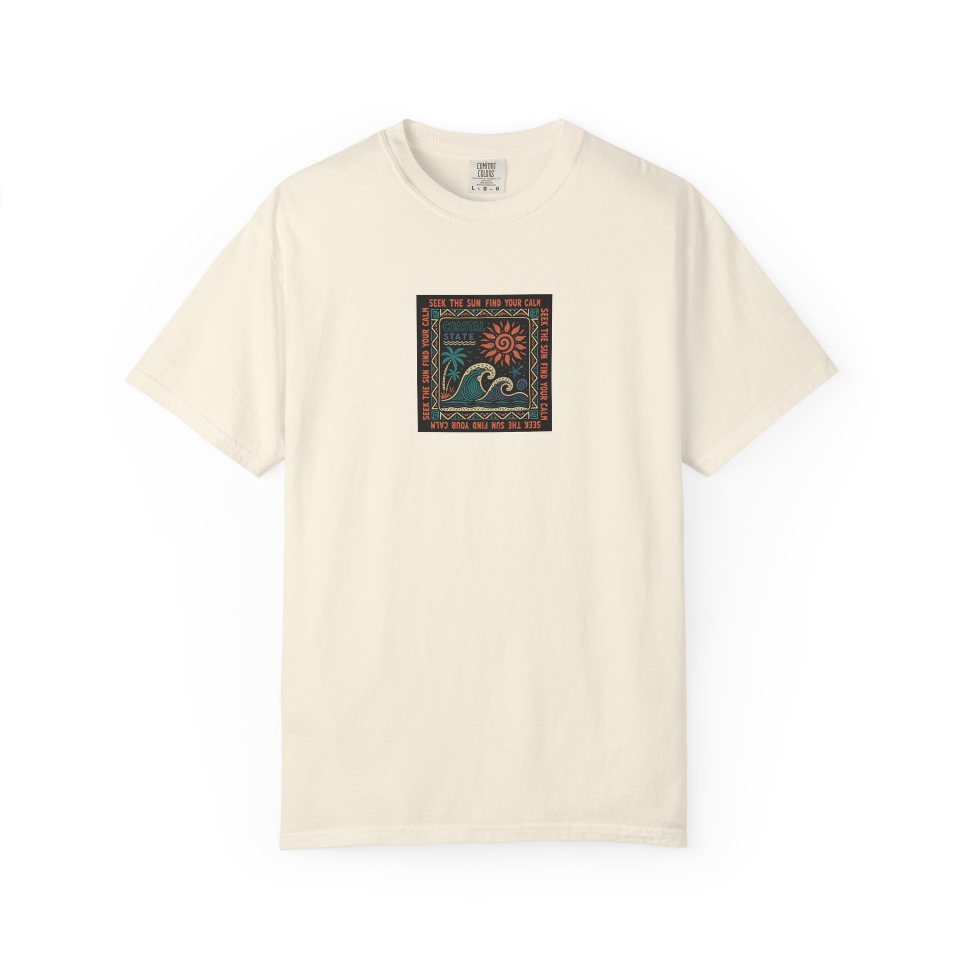 Beige t-shirt with abreeze logo
