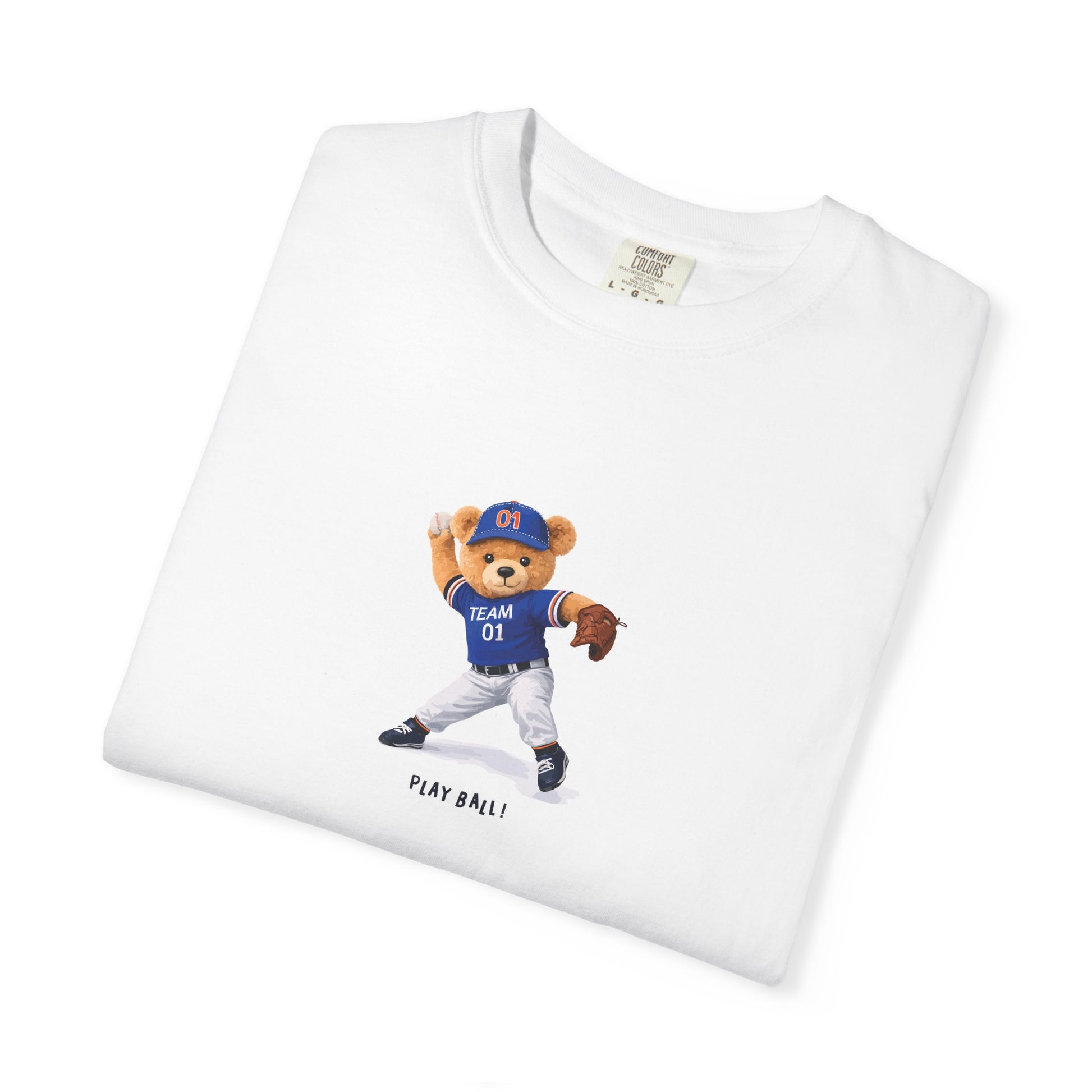 Baseball Mascot Pitcher T-Shirt — Cute Team Spirit Graphic Tee