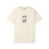 cream surf left graphic tee for men