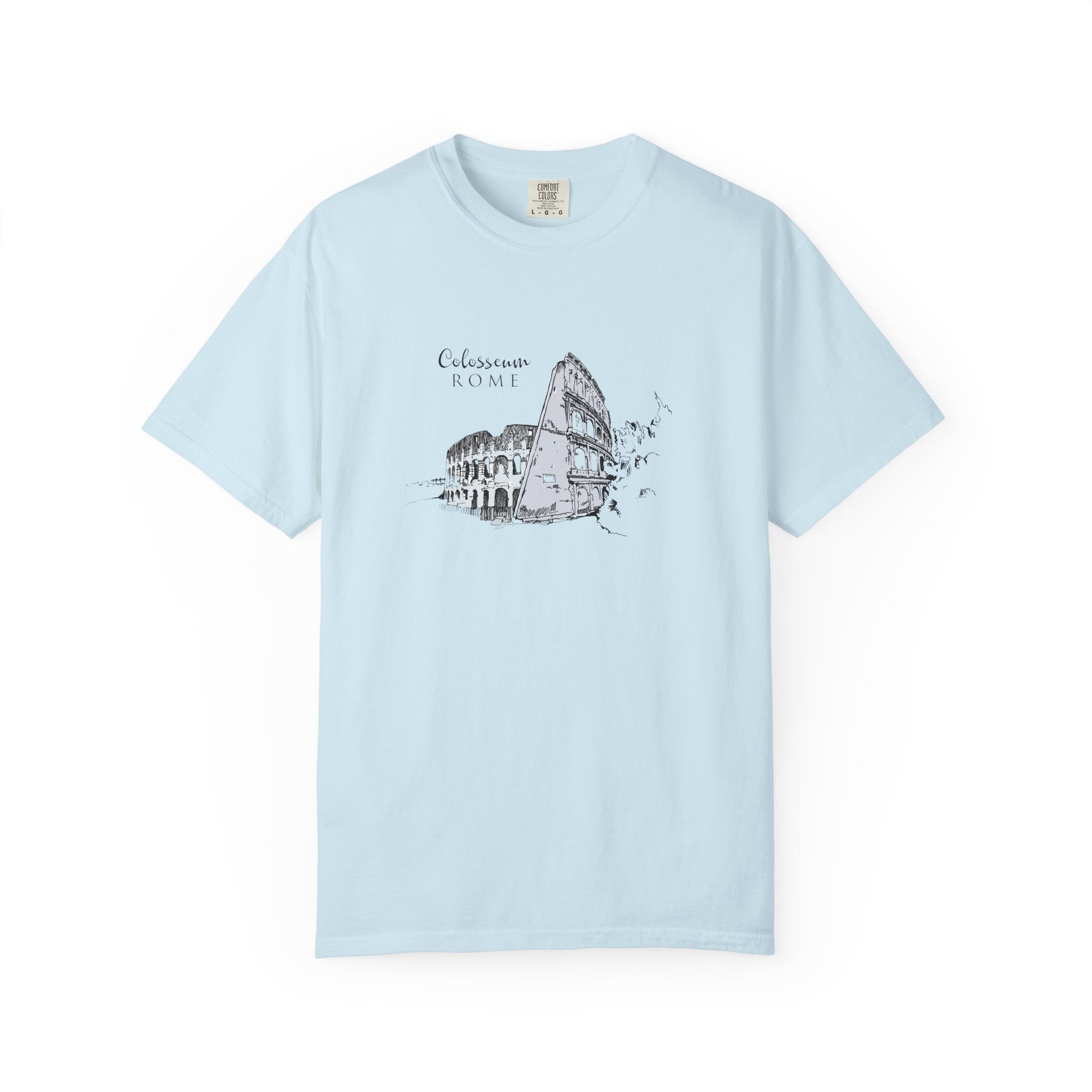 Rome Colosseum Sketch T-Shirt — Vintage Travel Tee world