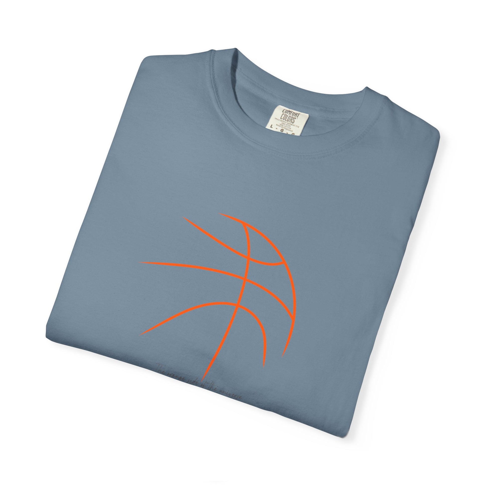 Basketball Outline T-Shirt — Minimal Line Art "Love of the Game" Sport