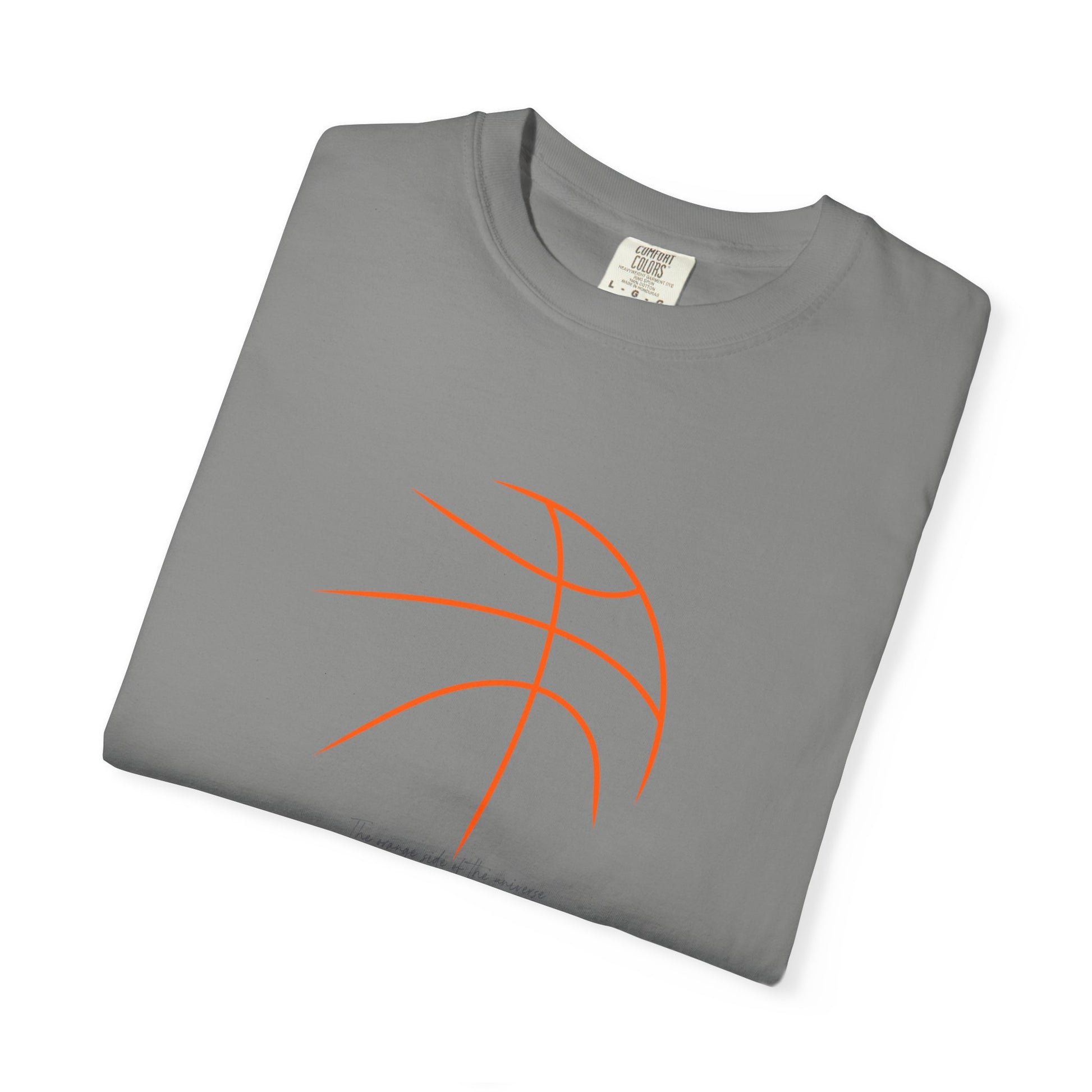 Basketball Outline T-Shirt — Minimal Line Art "Love of the Game" Sport