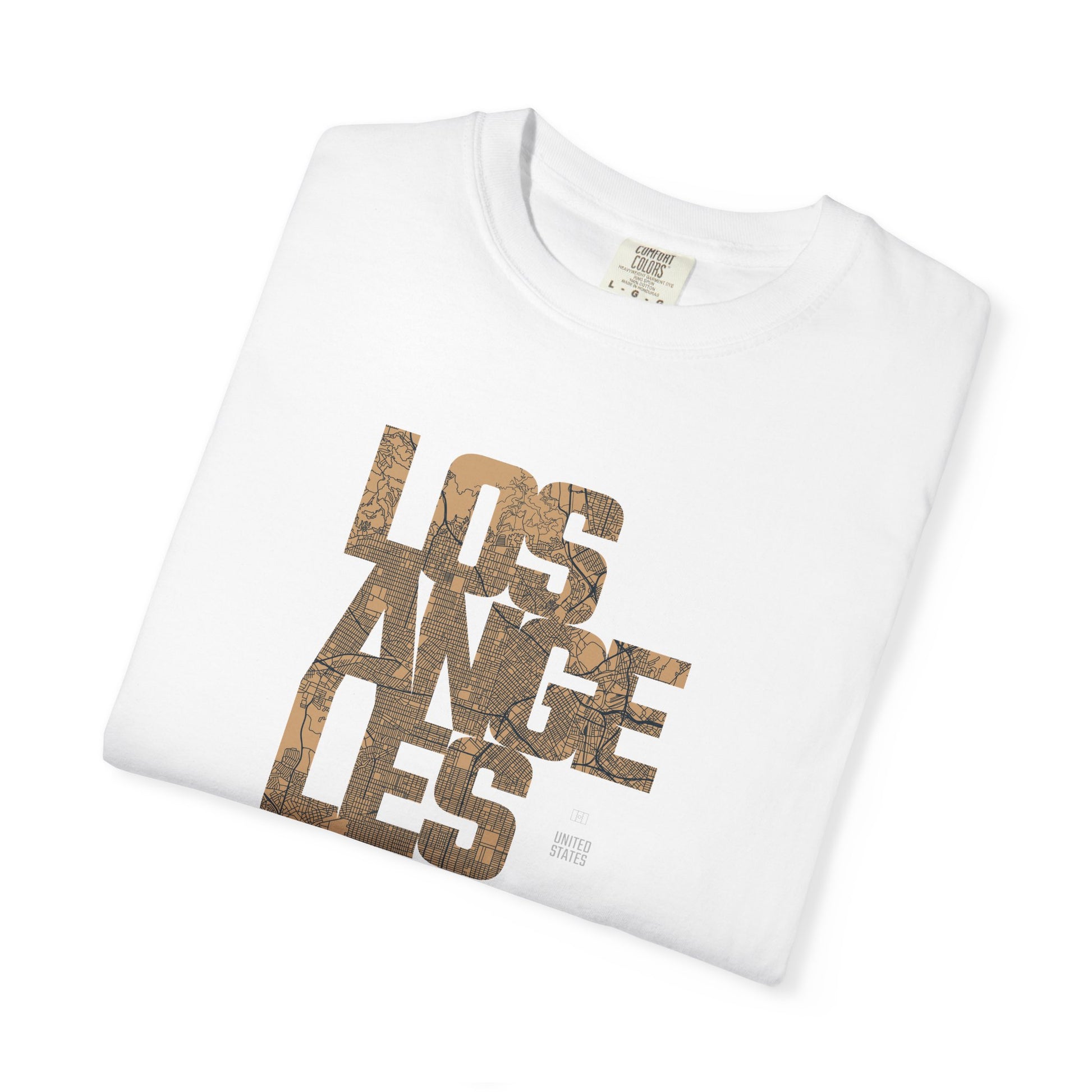 Los Angeles Camo Text T-Shirt — City Graphic Tee