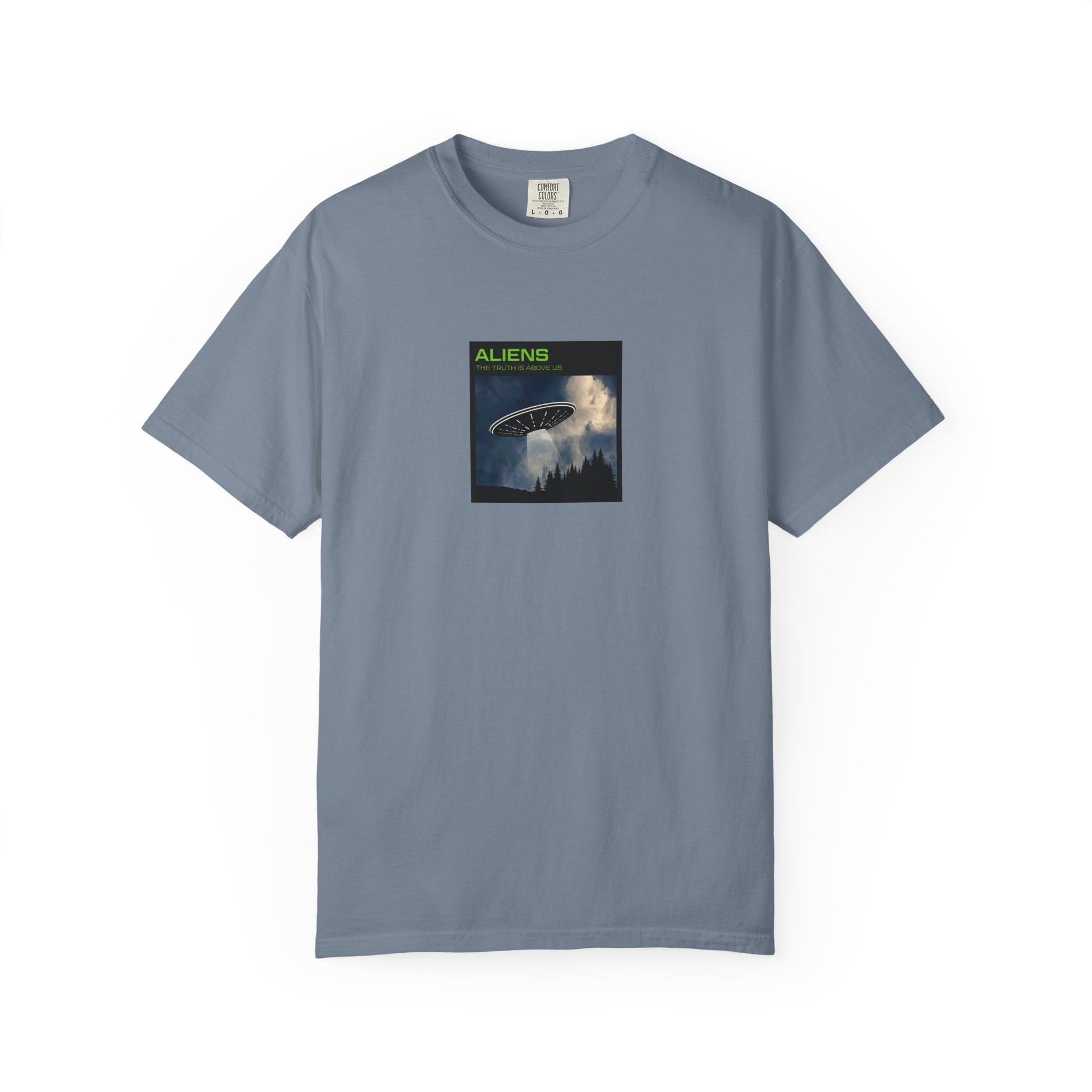 Aliens UFO Night Graphic T-Shirt