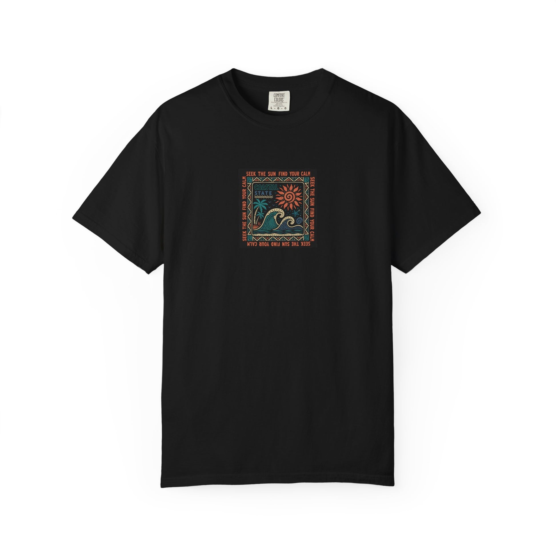 Black t-shirt with abreeze style