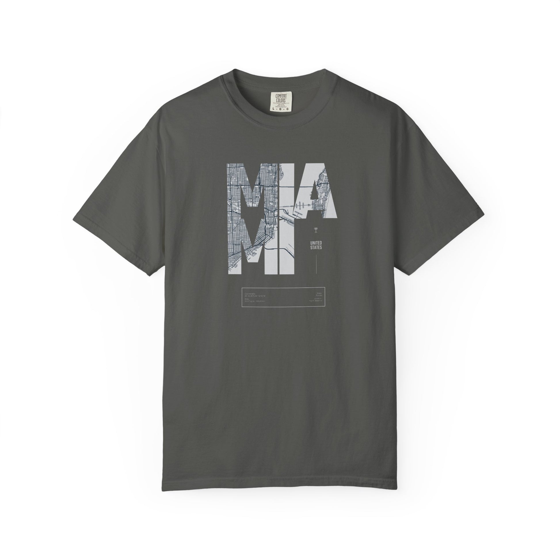 MIA Surf Photo Graphic T-Shirt — Distressed Beach Vibes Tee