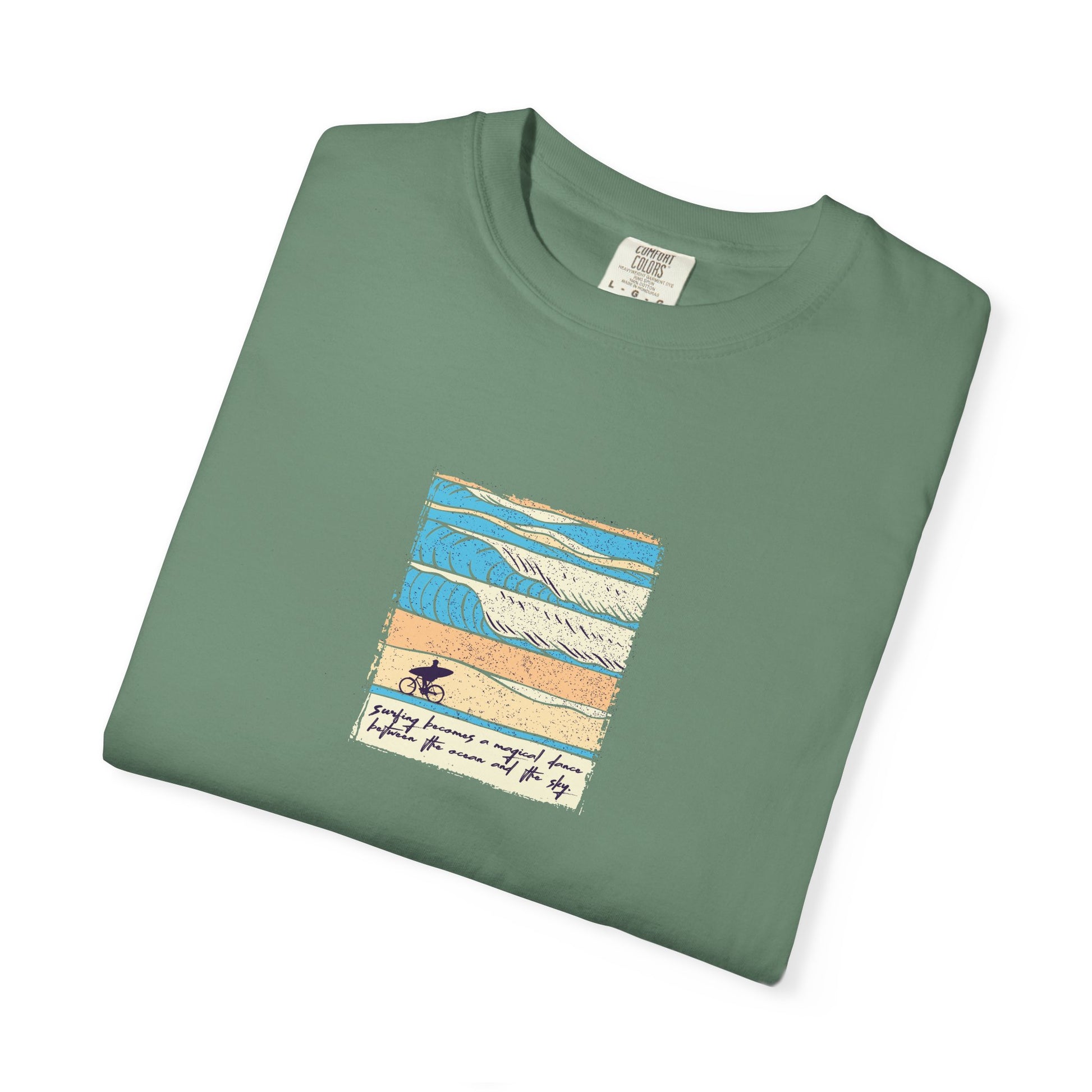 Vintage Beach Stripes Graphic T-Shirt