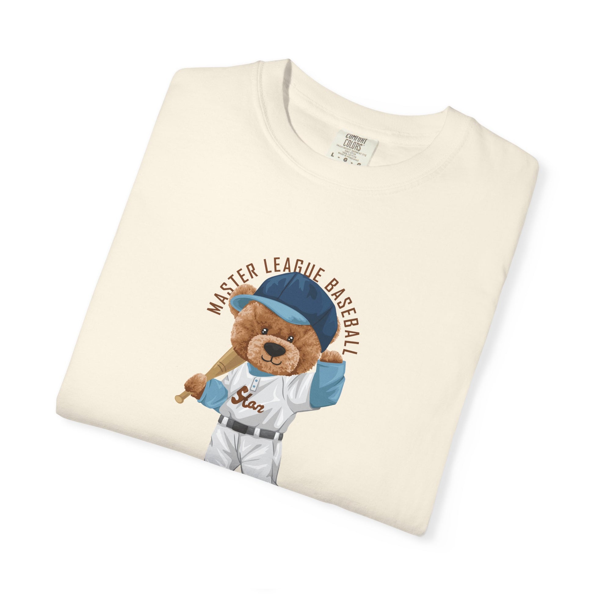 Baseball Bear T-Shirt — Cute Batter Teddy Graphic Tee (Team Spirit, Fan Gift) lifestyle